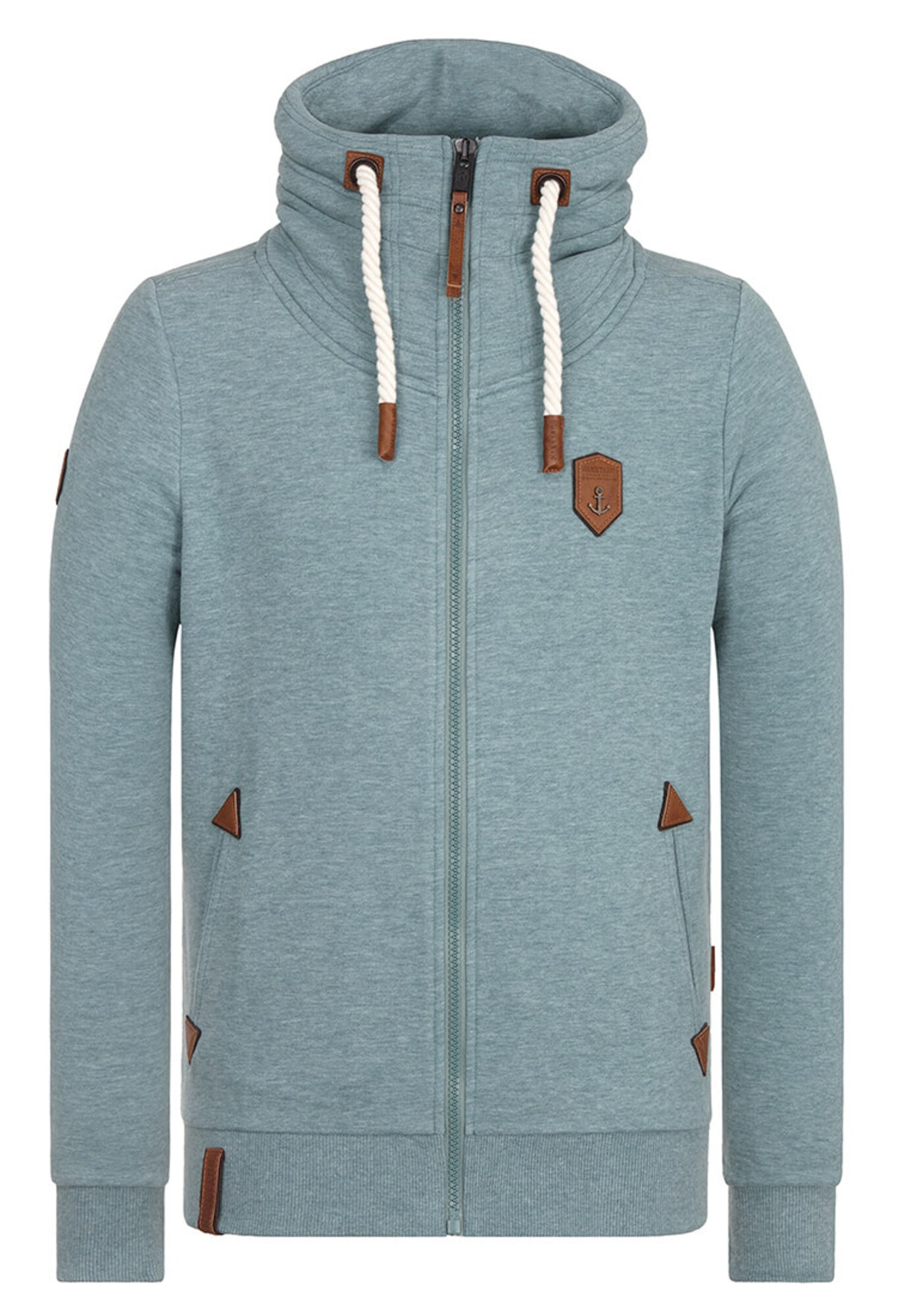 Naketano Heren Sweatvest Ivic Pimped Jade Groen naketano kopen in de aanbieding