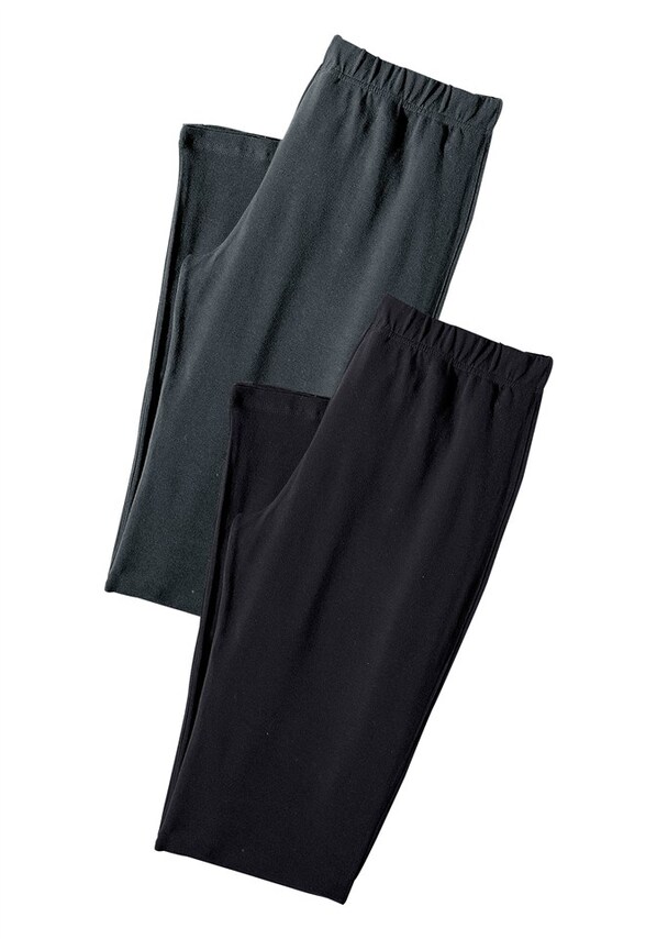 VIVANCE, Leggings, szürke & fekete, 2 kép a 3 közül
