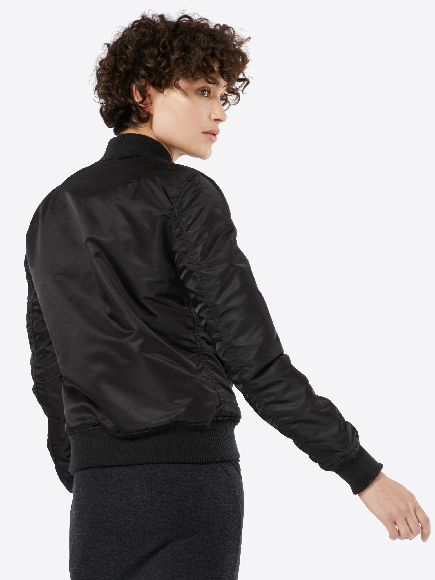 ALPHA INDUSTRIES Chaqueta de entretiempo 'MA 1 VF 59'  negro – imagen 3