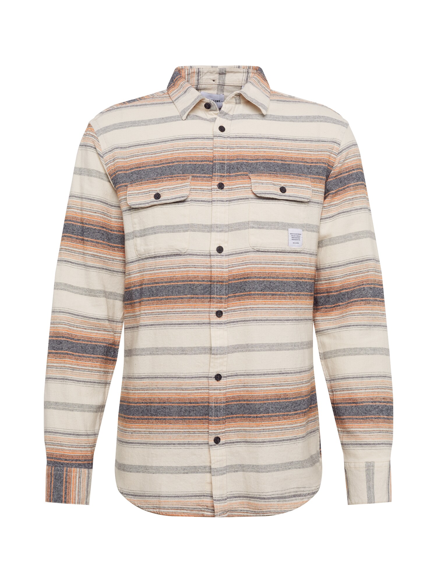 Only & Sons Dalykiniai marškiniai 'ALEX'  šviesiai ruda / kremo / melsvai pilka / pastelinė oranžinė / smėlio