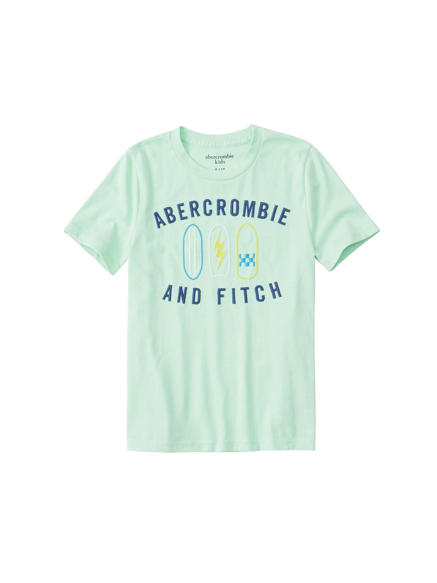Abercrombie Fitch Jongens Shirt Sb19 Dtc Jan Ss Tech Logo 8Cc Mintgroen abercrombie fitch kopen in de aanbieding