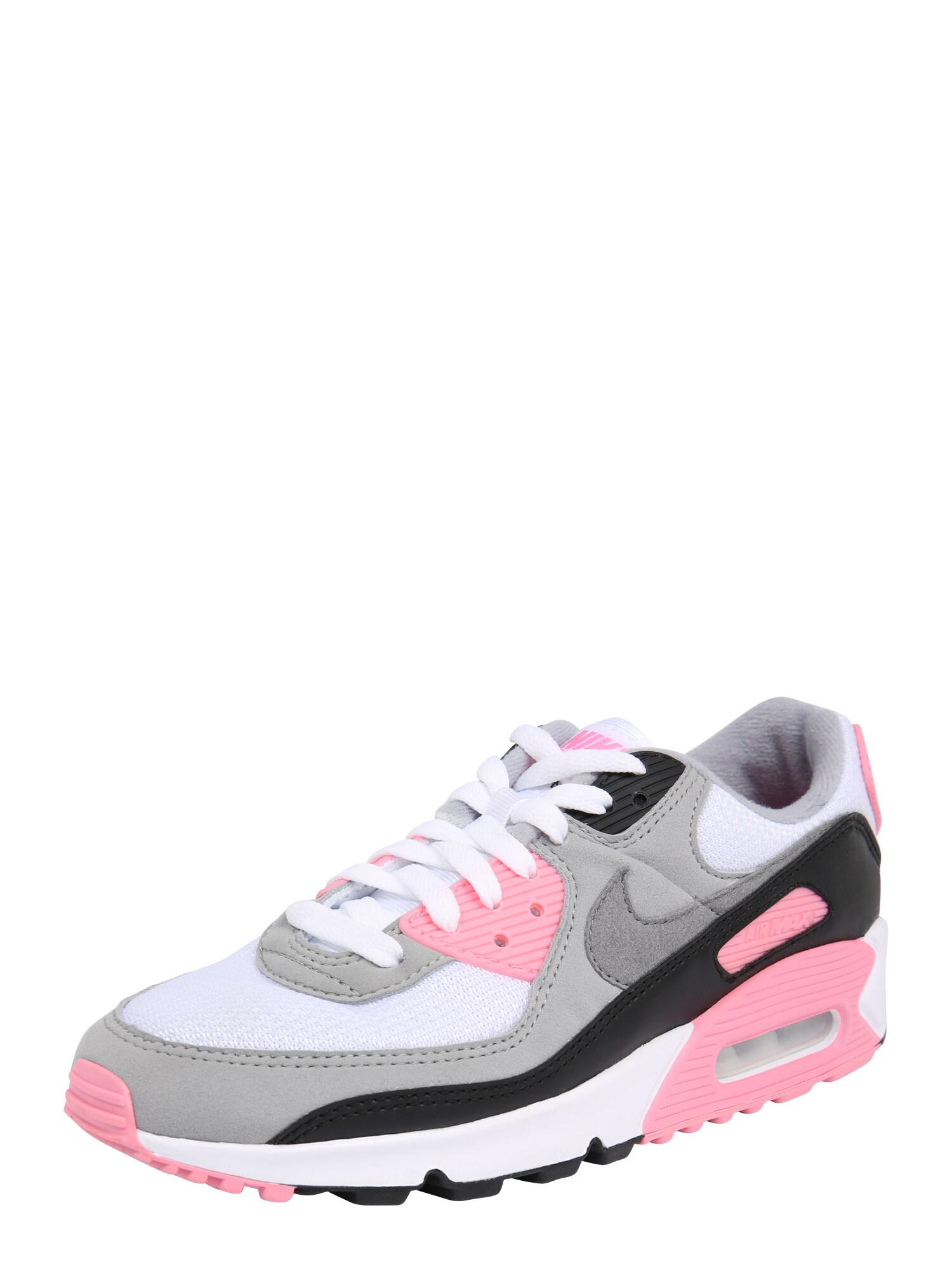 Nike Sportswear Sportbačiai be auliuko 'Nike Air Max 90'  balta / rožinė / pilka