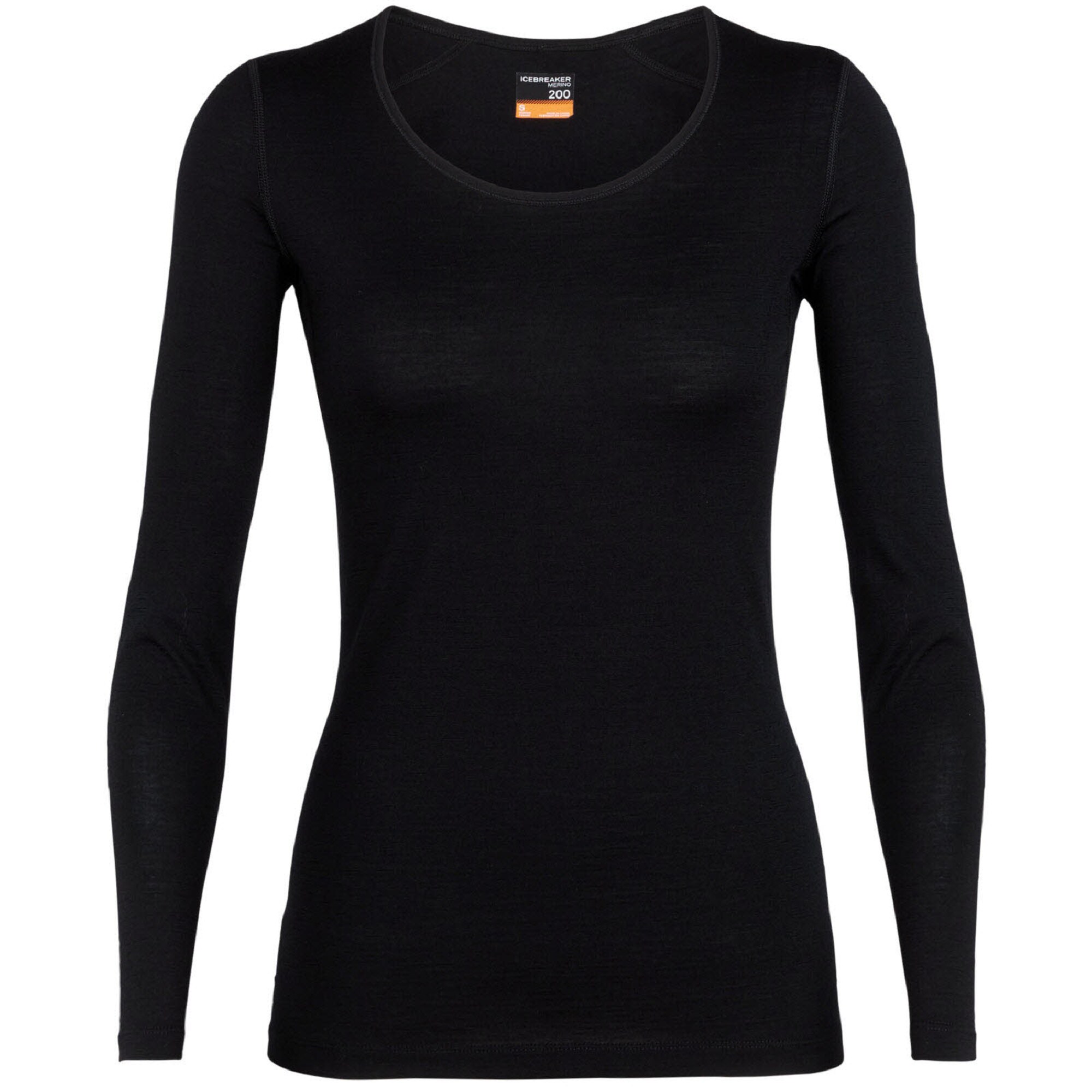 ICEBREAKER Tricou funcțional 200 Oasis  negru