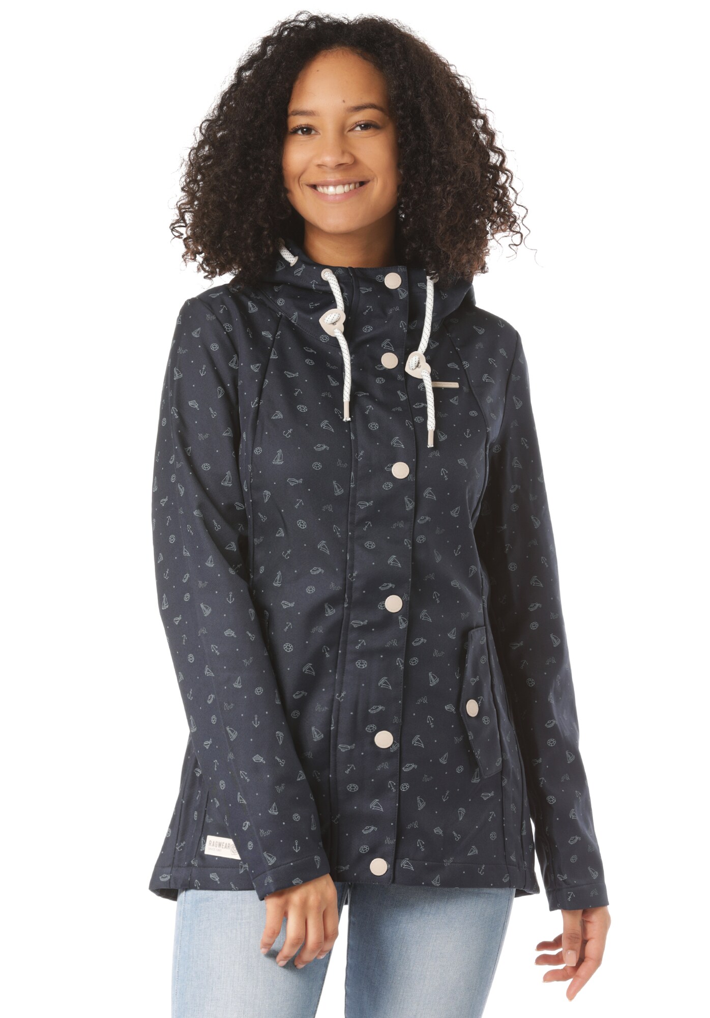 Ragwear Dames Tussenjas Maggie B Nachtblauw ragwear kopen in de aanbieding