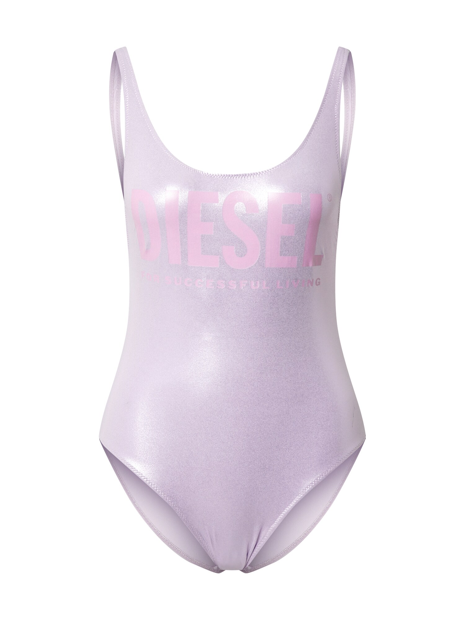 DIESEL Maudymosi kostiumėlis 'Lia'  pastelinė violetinė / šviesiai rožinė