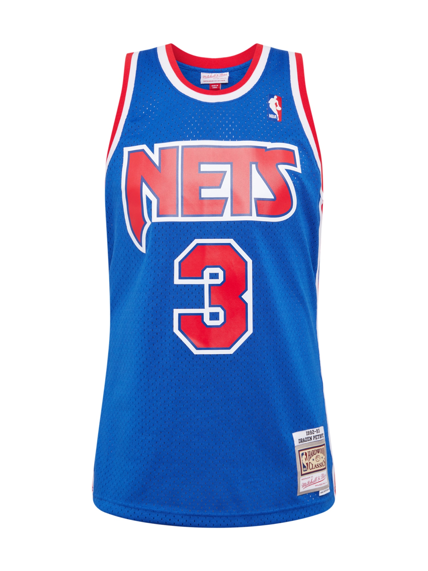 Mitchell & Ness Tricou  albastru regal / roșu