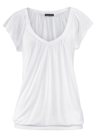 LASCANA, Tričko, bílá