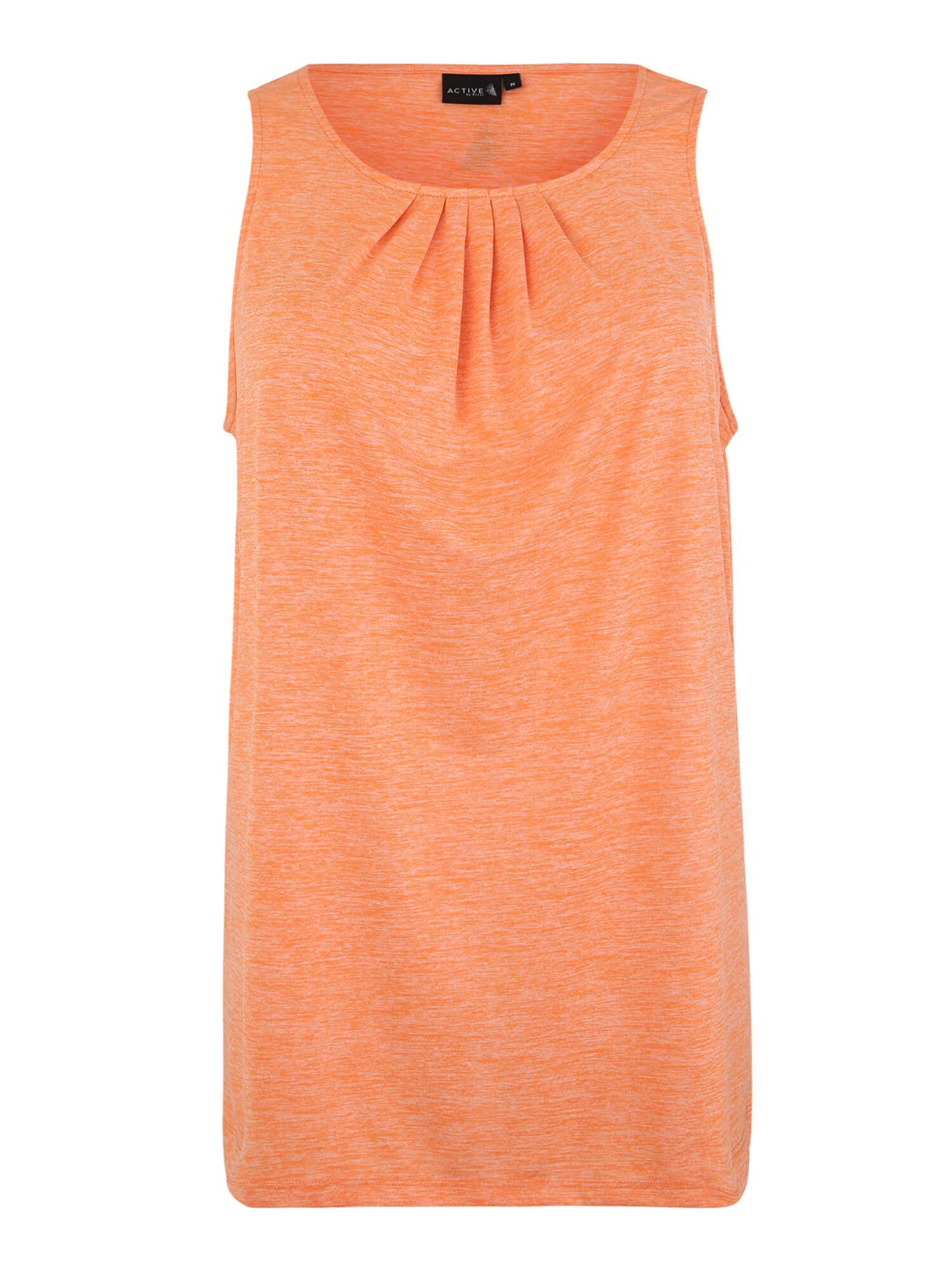 Active By Zizzi Dames Sporttop Afrancisco Sl Blouse Lichtoranje active by zizzi kopen in de aanbieding