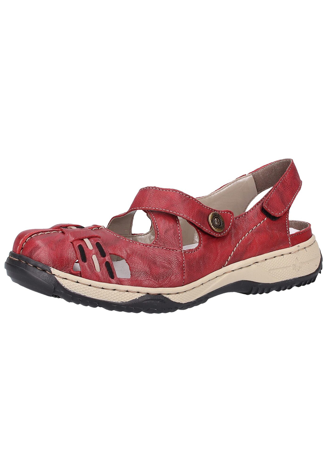 Rieker Dames Wandelsandalen Pastelrood rieker kopen in de aanbieding