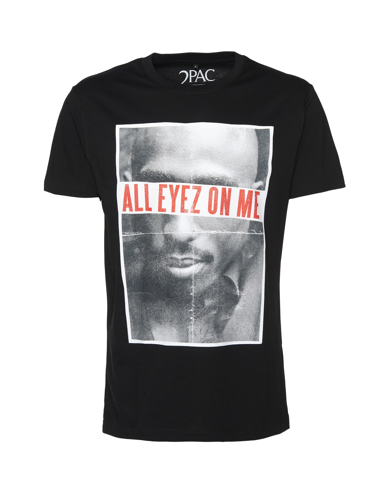 Mister Tee Marškinėliai '2Pac All Eyez On Me' juoda