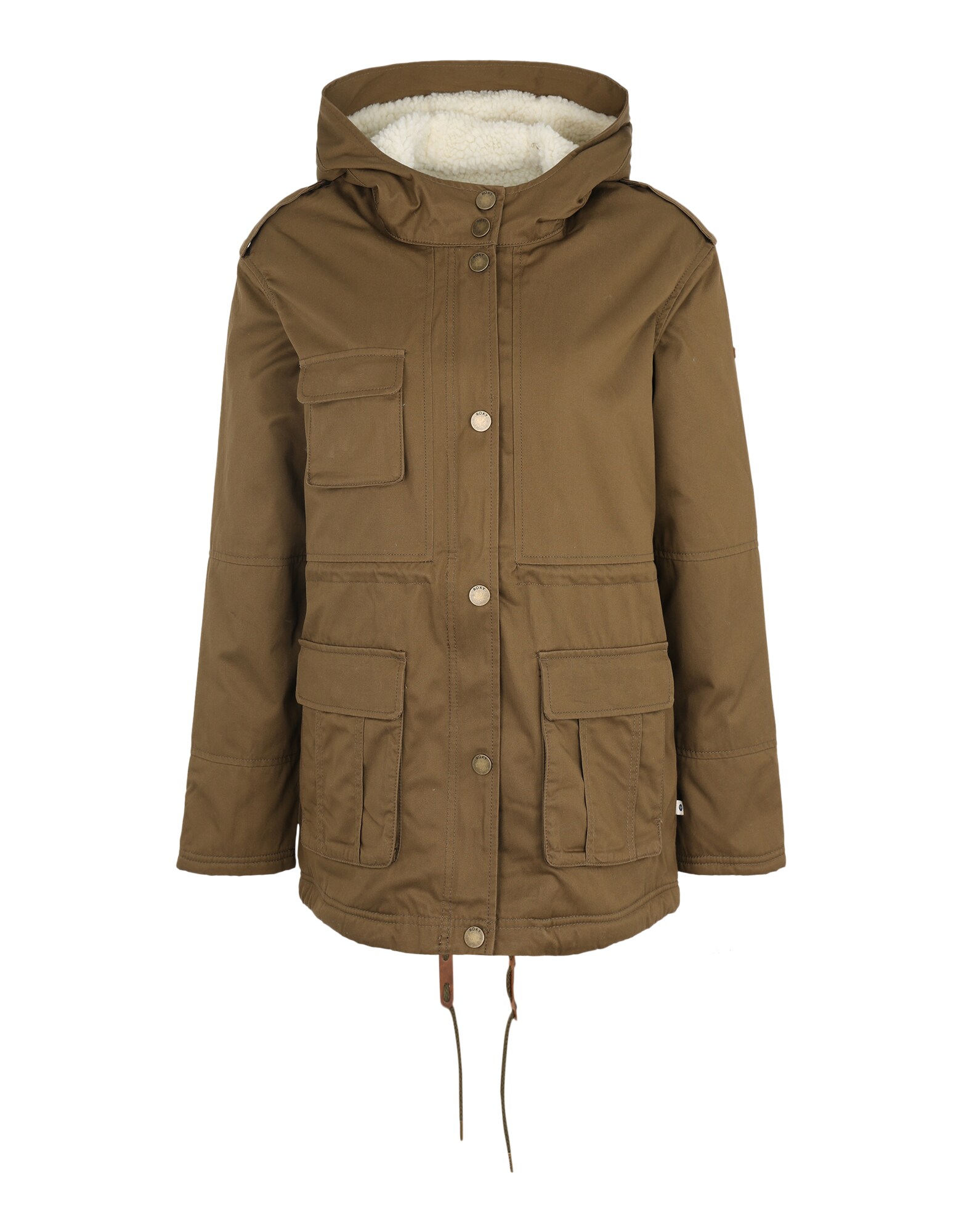Roxy Dames Winterparka Aleho Kaki roxy kopen in de aanbieding
