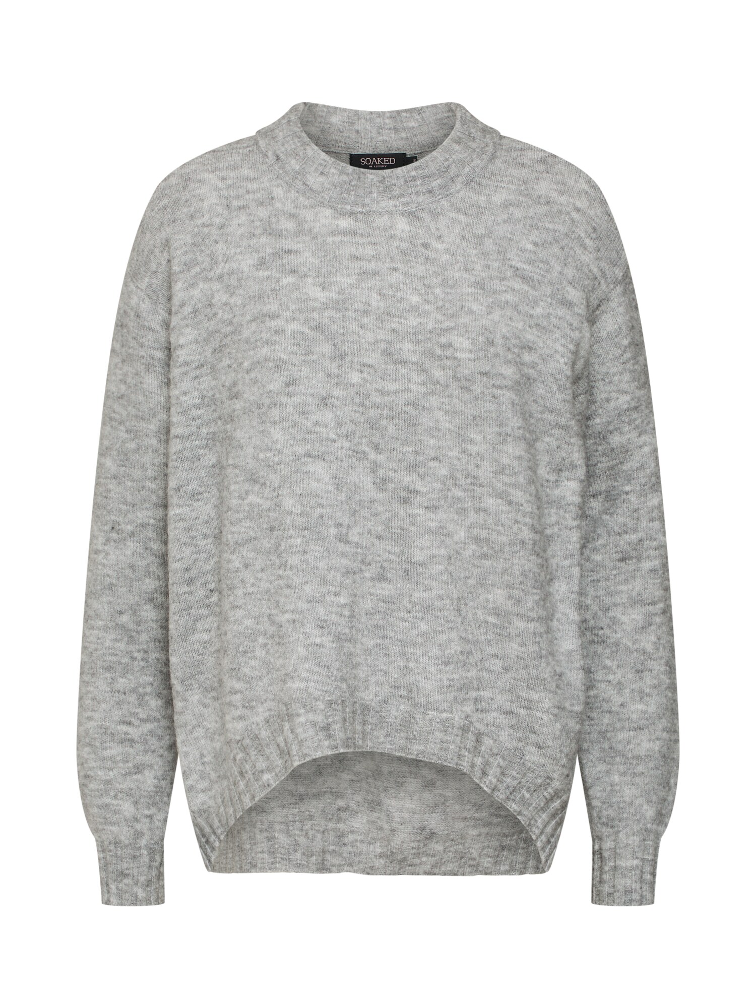 Soaked In Luxury Dames Trui Grijs Gemeleerd soaked in luxury kopen in de aanbieding