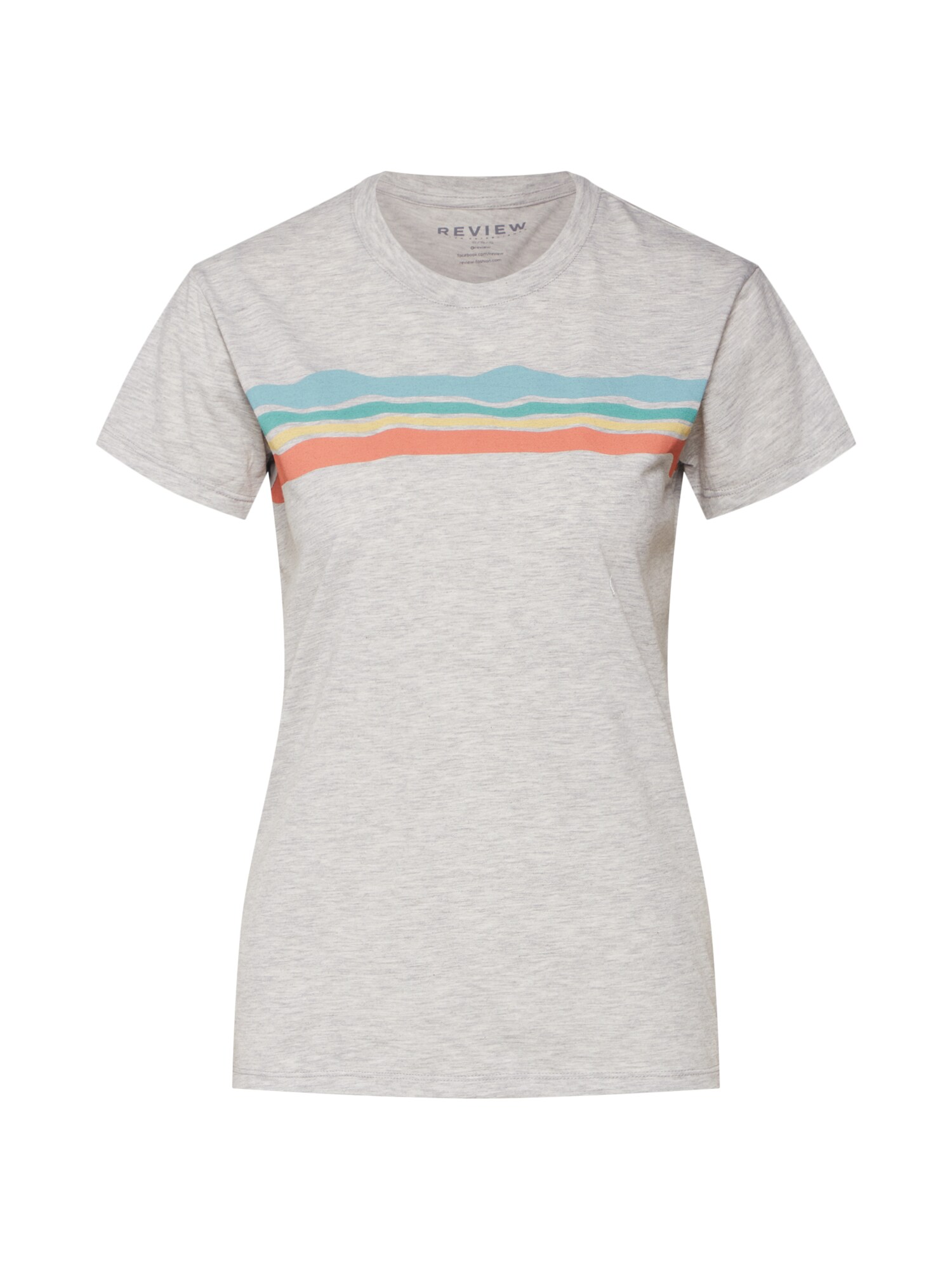 Review Dames Shirt Lichtblauw Lichtgrijs Lichtrood review kopen in de aanbieding