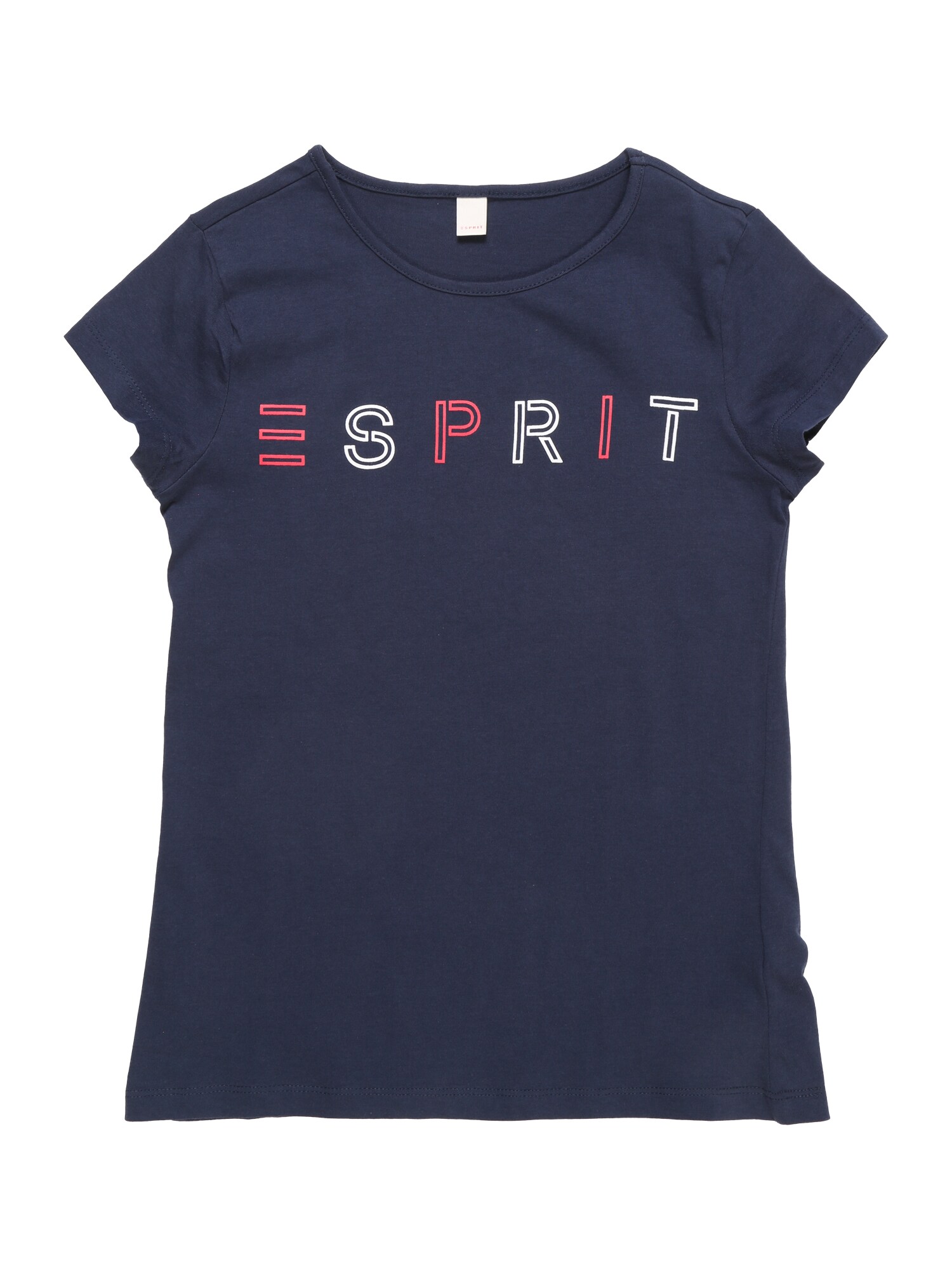 Esprit Meisjes Shirt Navy Lichtrood Wit esprit kopen in de aanbieding