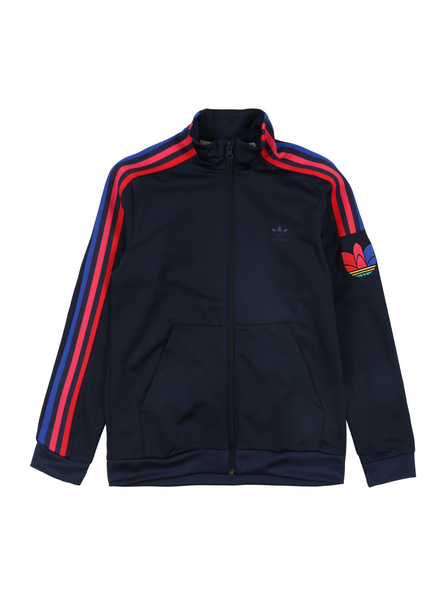 ADIDAS ORIGINALS Džemperis '3D Track'  raudona / dangaus žydra / tamsiai mėlyna