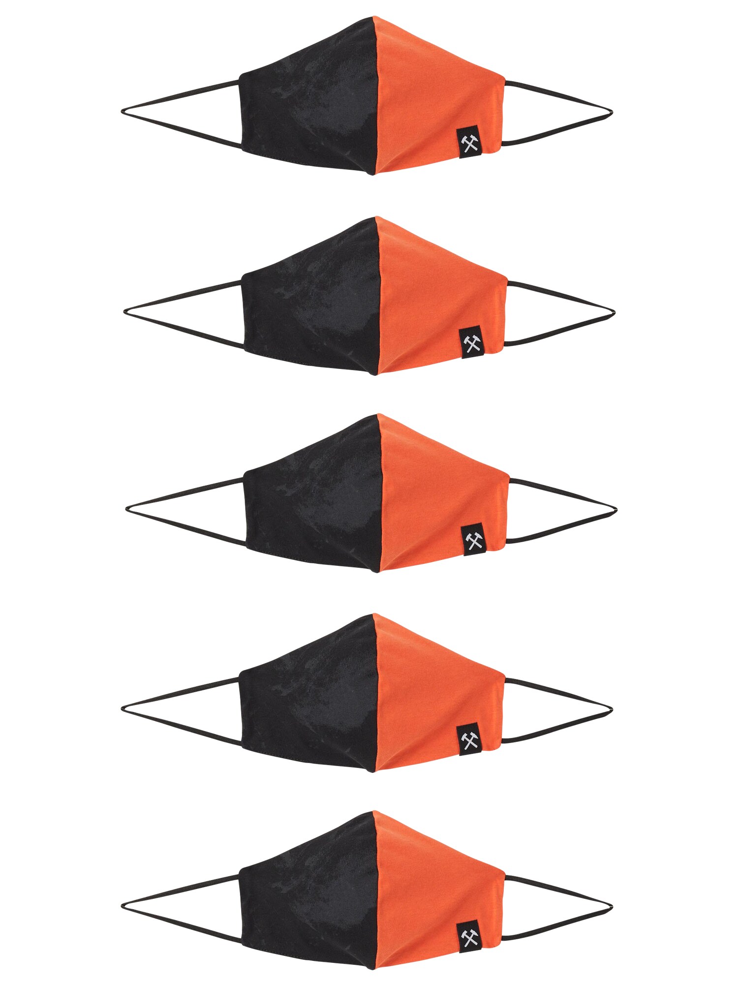 Grubenhelden Veido kaukė 'Colourblock'  oranžinė / juoda