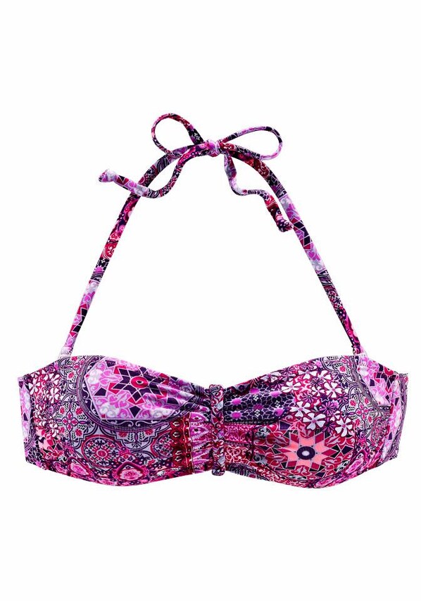 BUFFALO, Bikini felső 'Happy', lila & rózsaszín, 1 kép a 4 közül