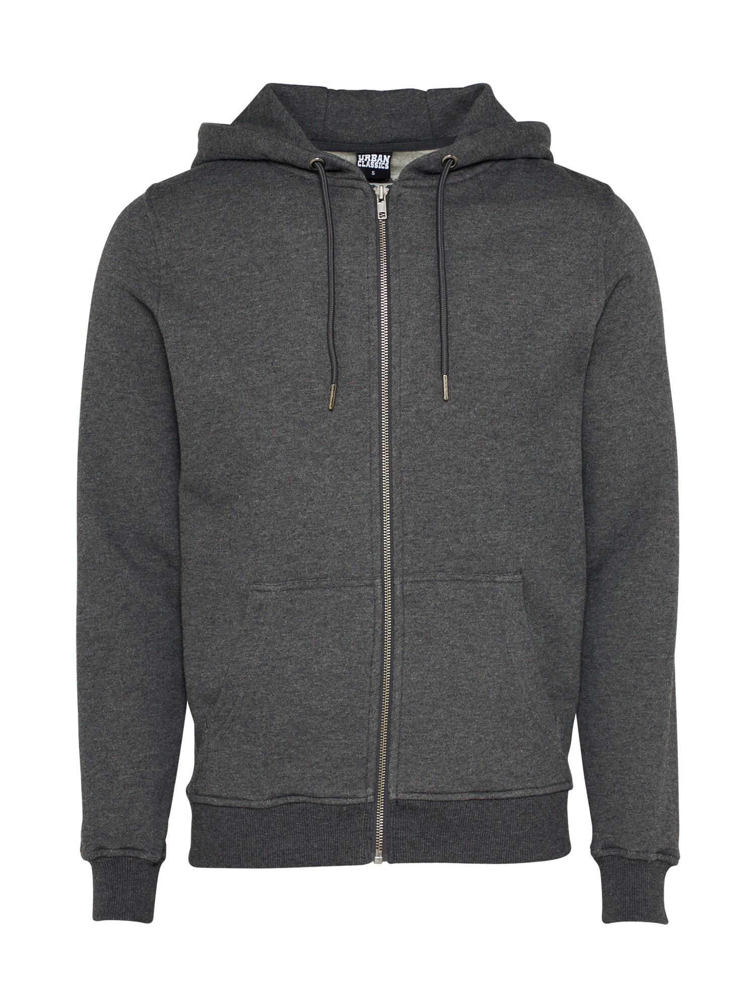 Urban Classics Tepláková bunda 'Basic'  tmavosivá