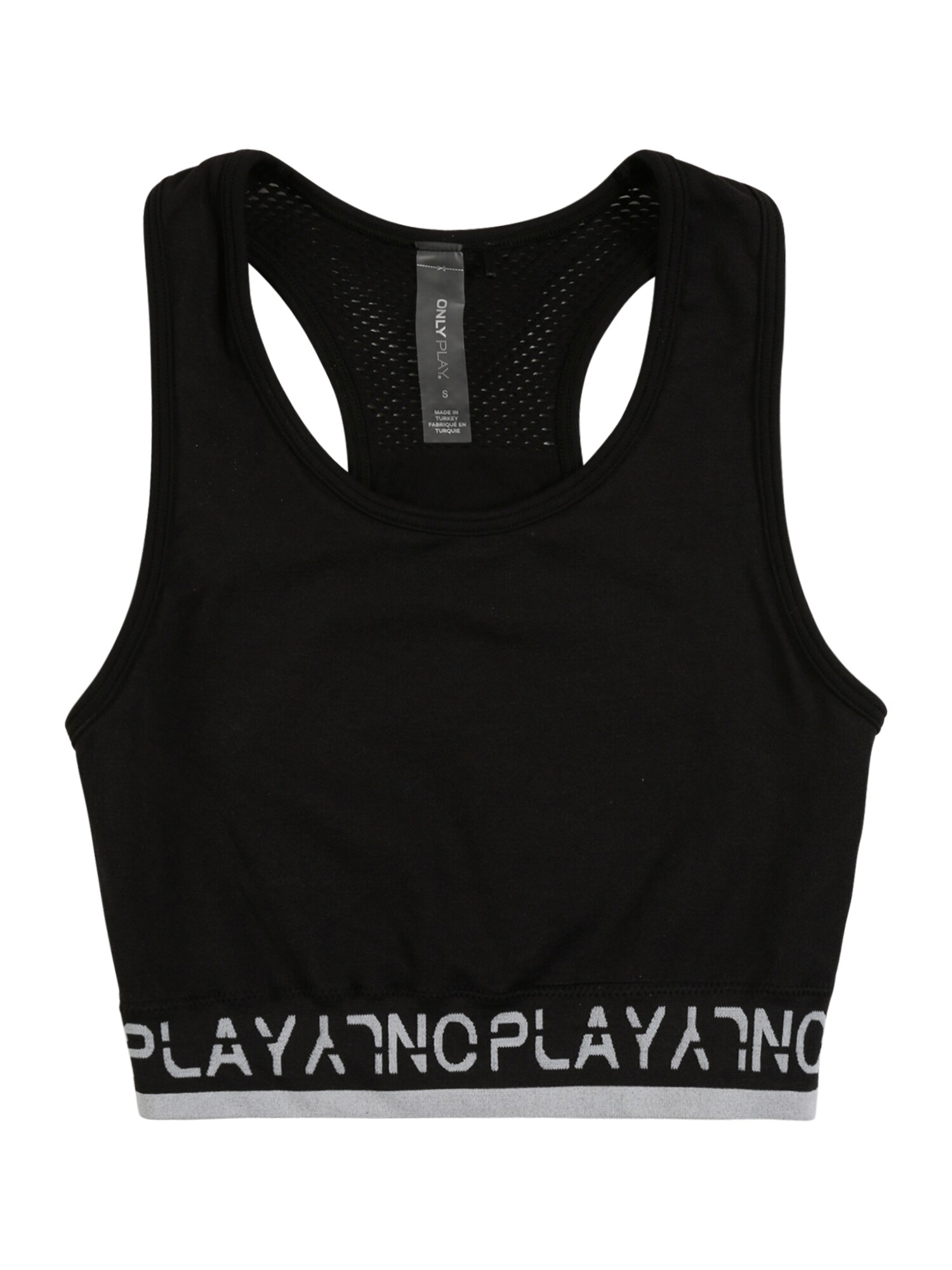 ONLY PLAY Sportinė liemenėlė 'ONPPERFORMANCE UW CIRCULAR BRA'  juoda / balta