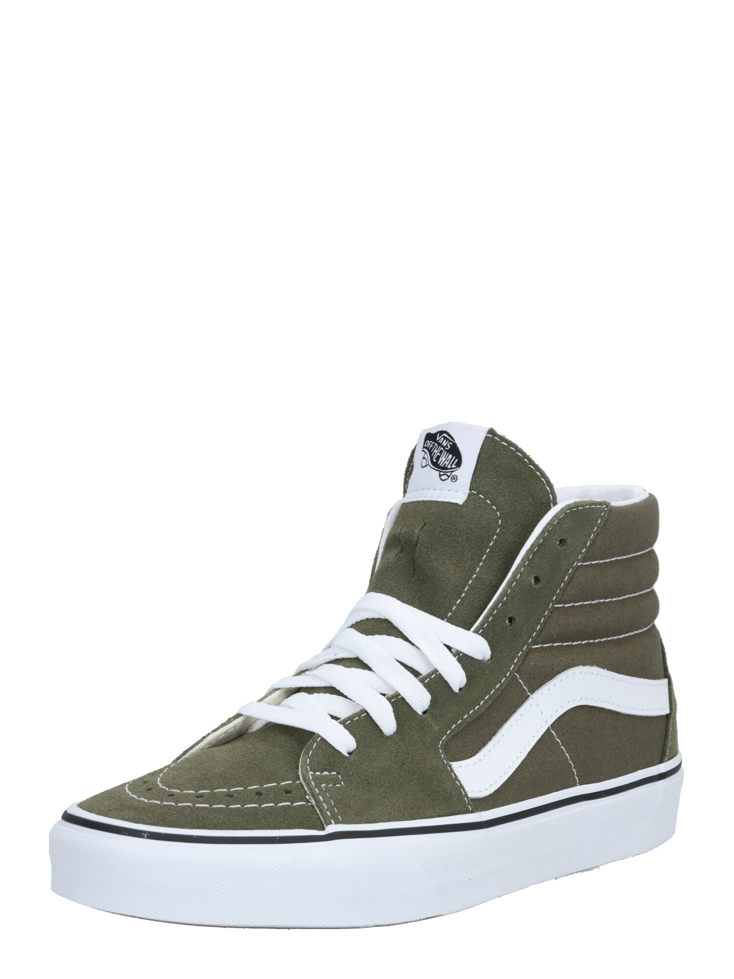 VANS Sportbačiai su auliuku 'SK8-Hi'  balta / rusvai žalia