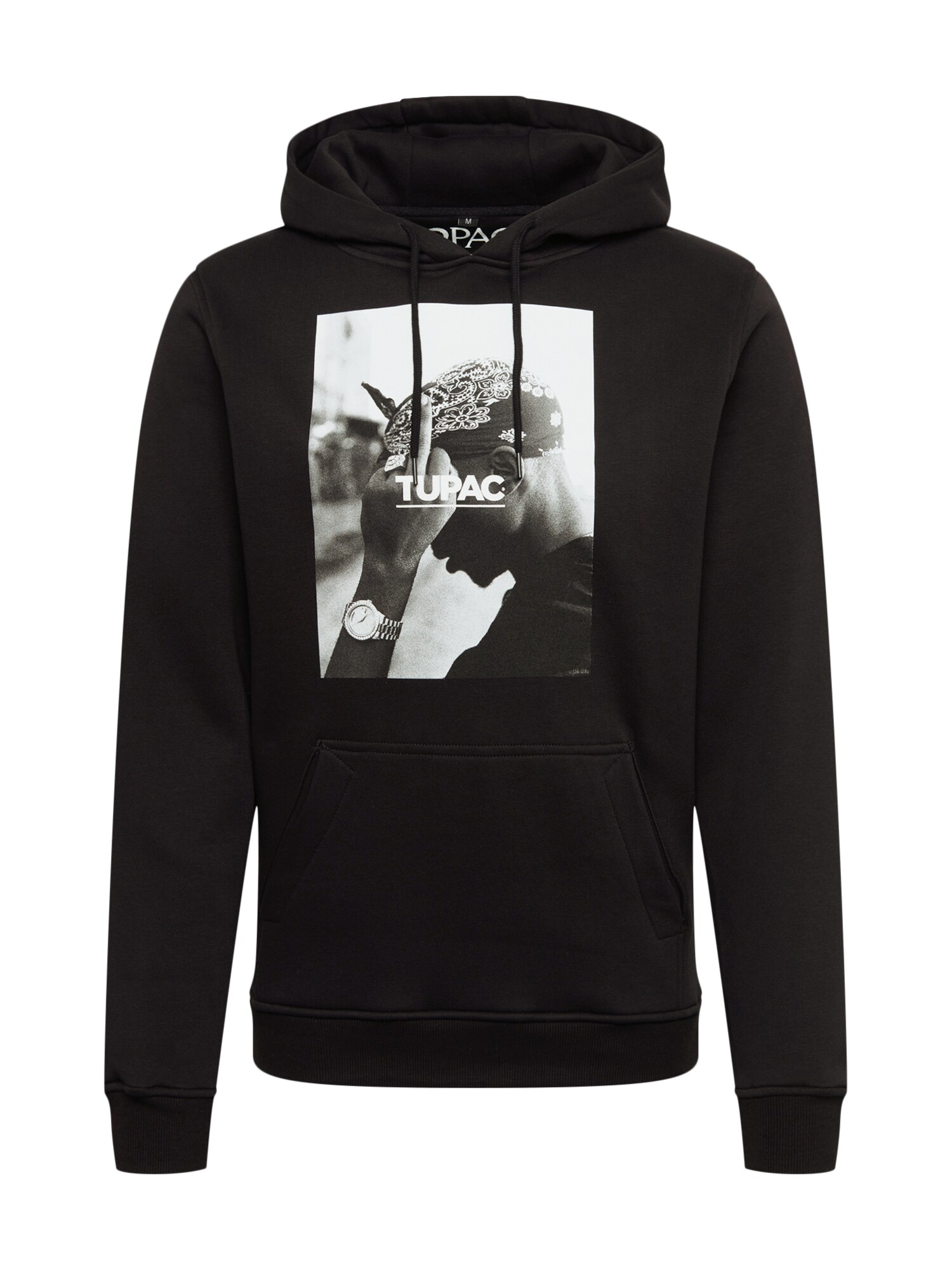 Mister Tee Heren Sweatshirt 2Pac F Ck The World Hoody Grijs Zwart mister tee kopen in de aanbieding
