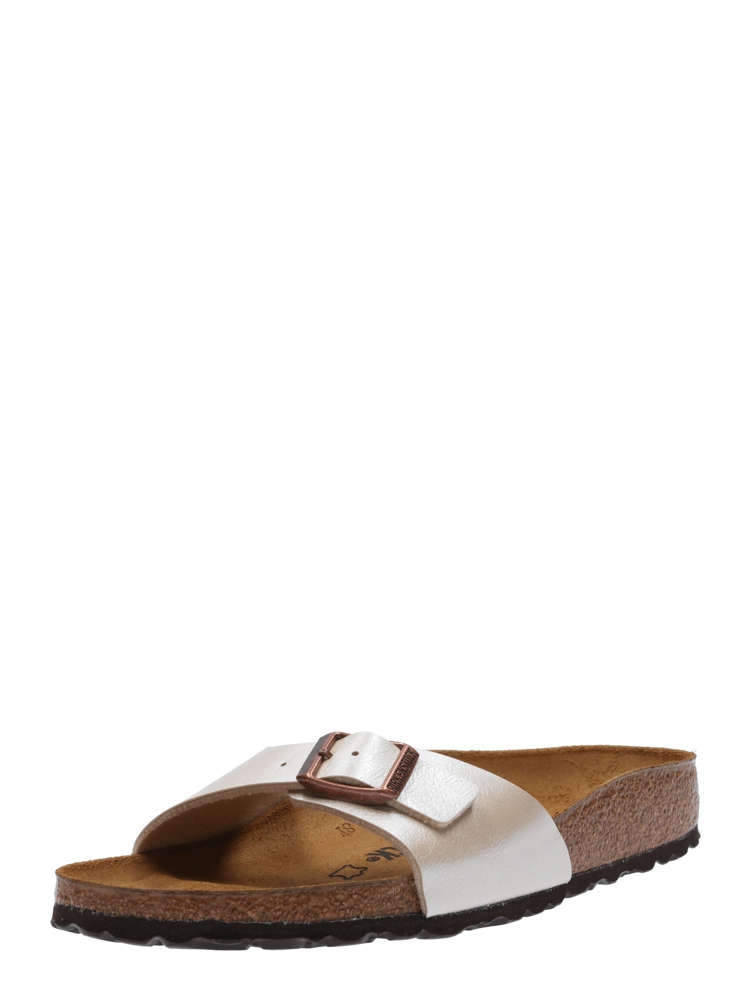 BIRKENSTOCK Saboți Madrid  alb perlat