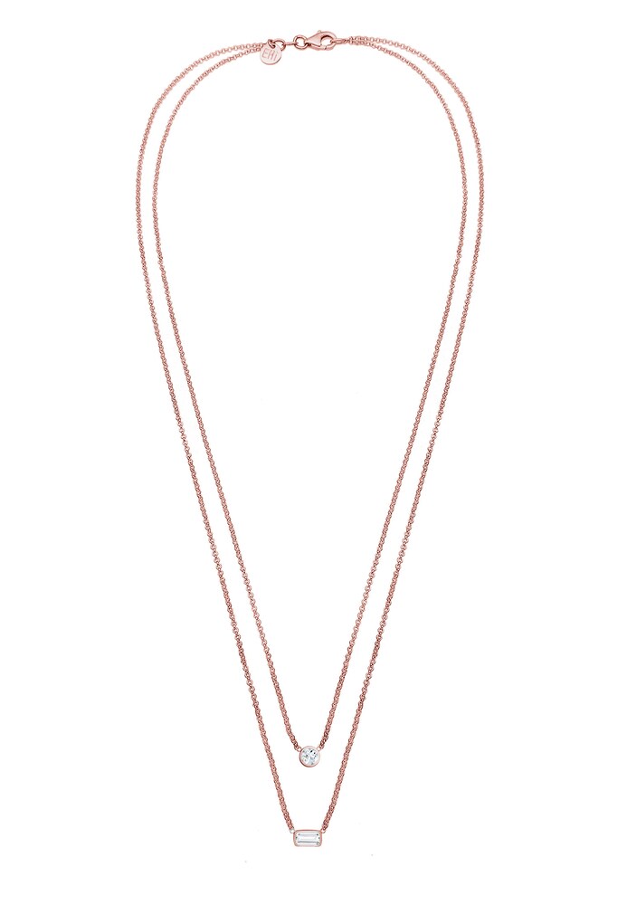 ELLI PREMIUM Halskette Damen Größe 45 rosegold / weiß