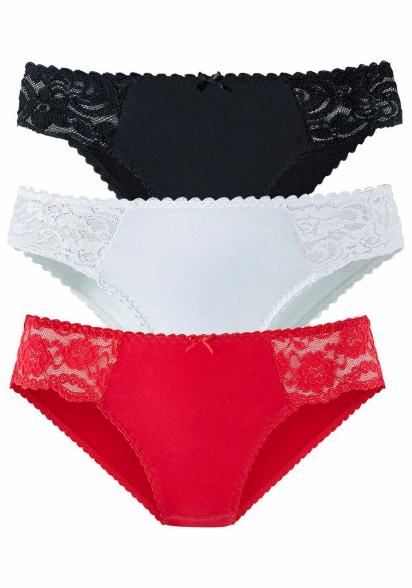 PETITE FLEUR, Slip, piros, fekete & fehér, 1 kép a 5 közül