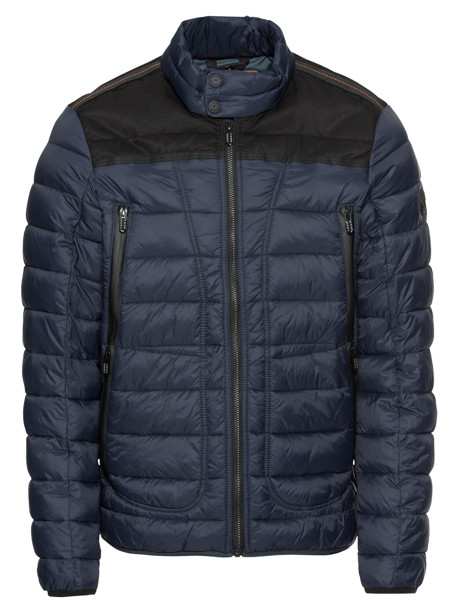 Soliver Red Label Heren Tussenjas Navy Zwart soliver red label kopen in de aanbieding