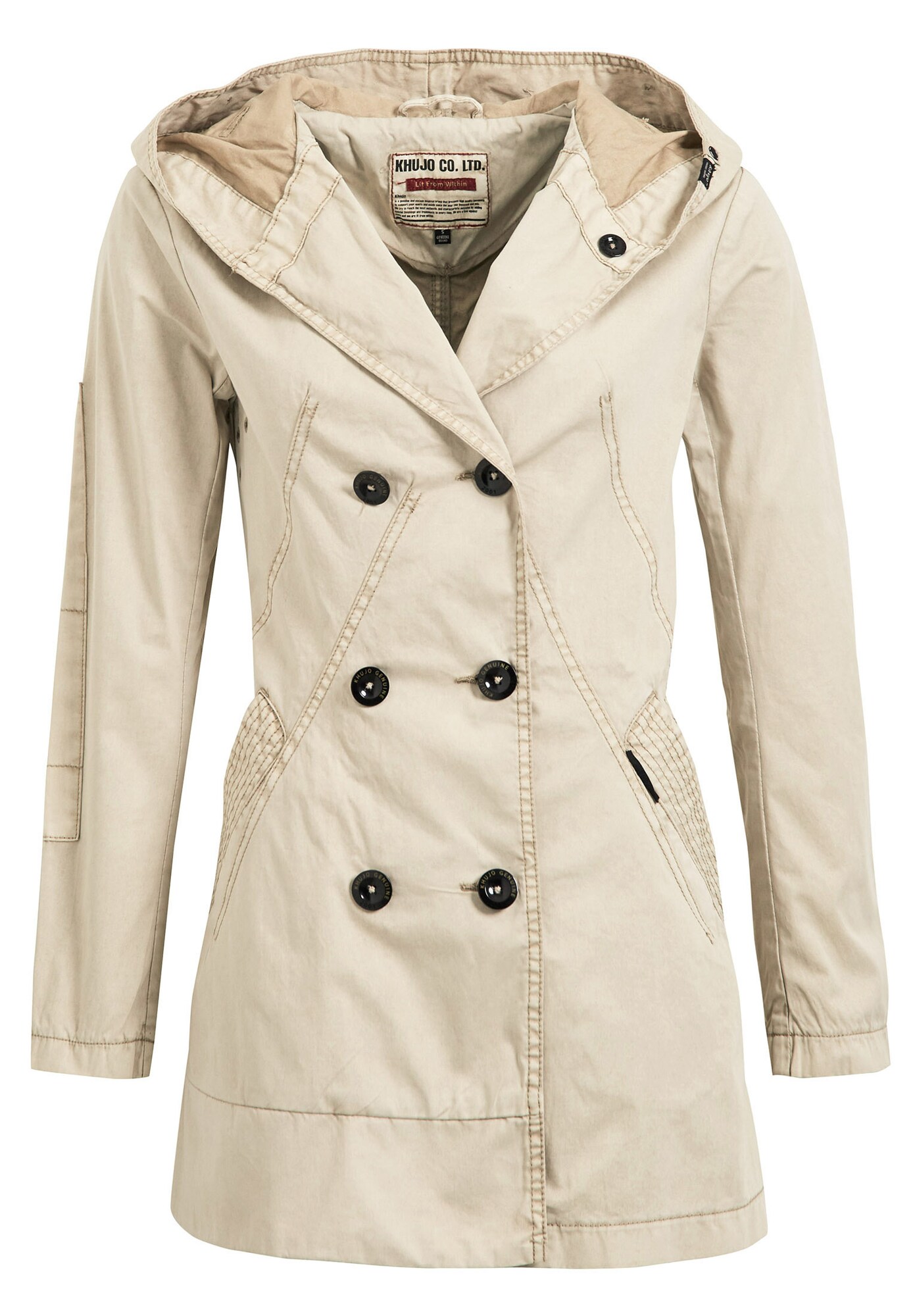 Khujo Dames Tussenjas Fudi Sand khujo kopen in de aanbieding