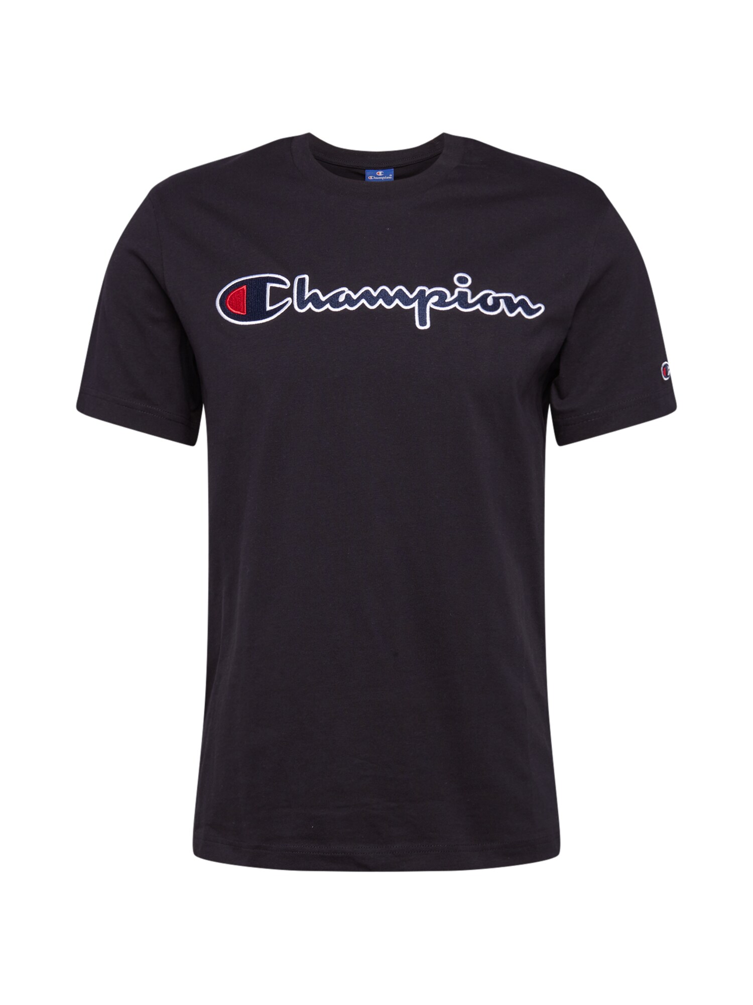 Champion Authentic Athletic Apparel Marškinėliai  juoda / balta / raudona / tamsiai mėlyna