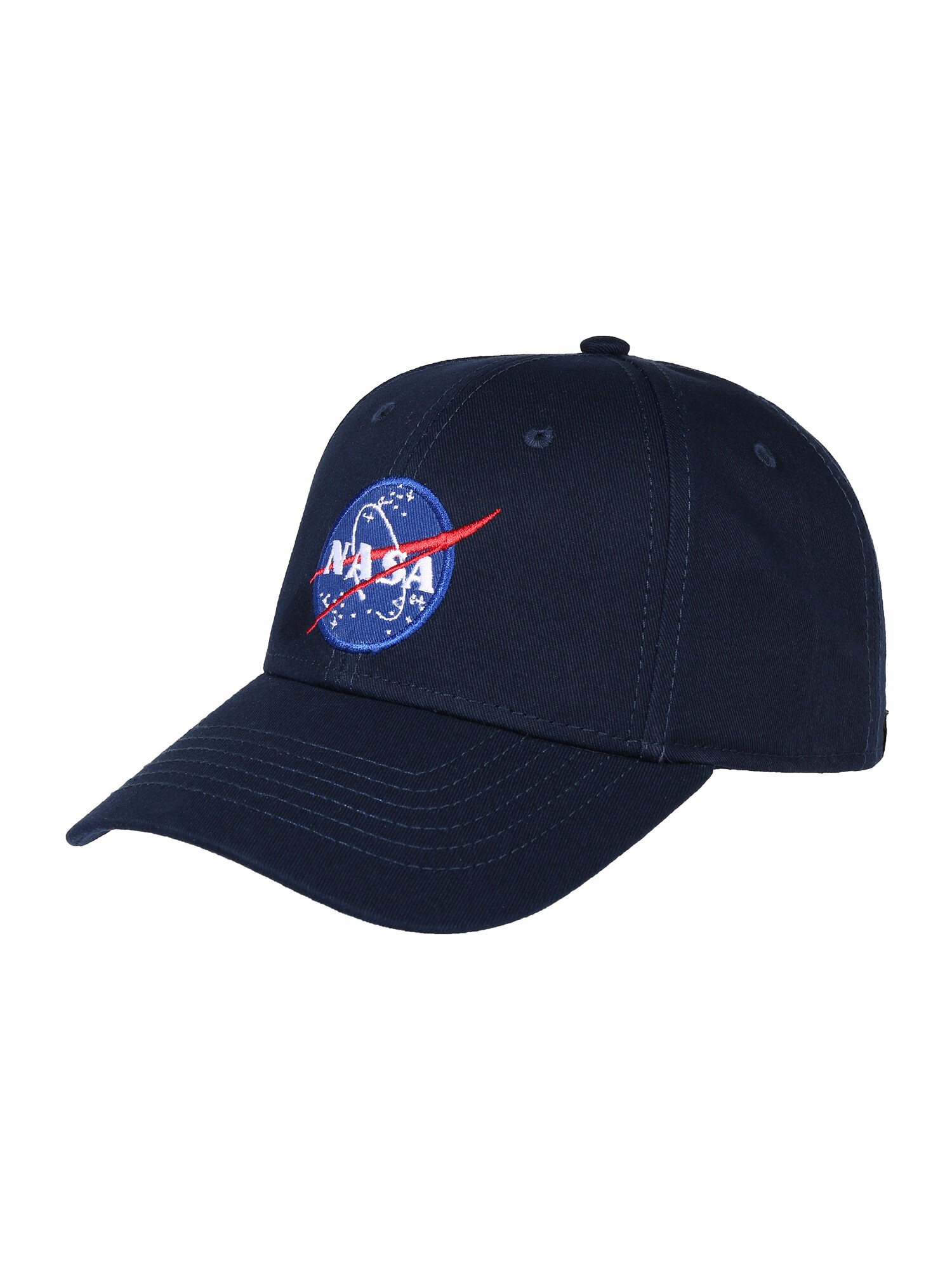 ALPHA INDUSTRIES Kepurė 'Nasa'  šviesiai raudona / tamsiai mėlyna / sodri mėlyna („karališka“) / balta