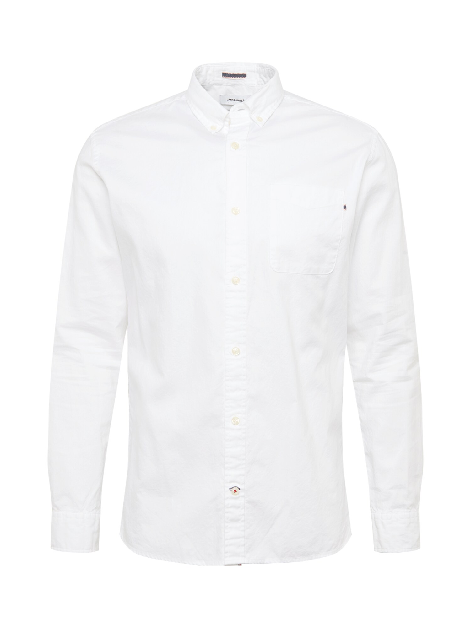 JACK & JONES Dalykinio stiliaus marškiniai 'Oxford'  balta