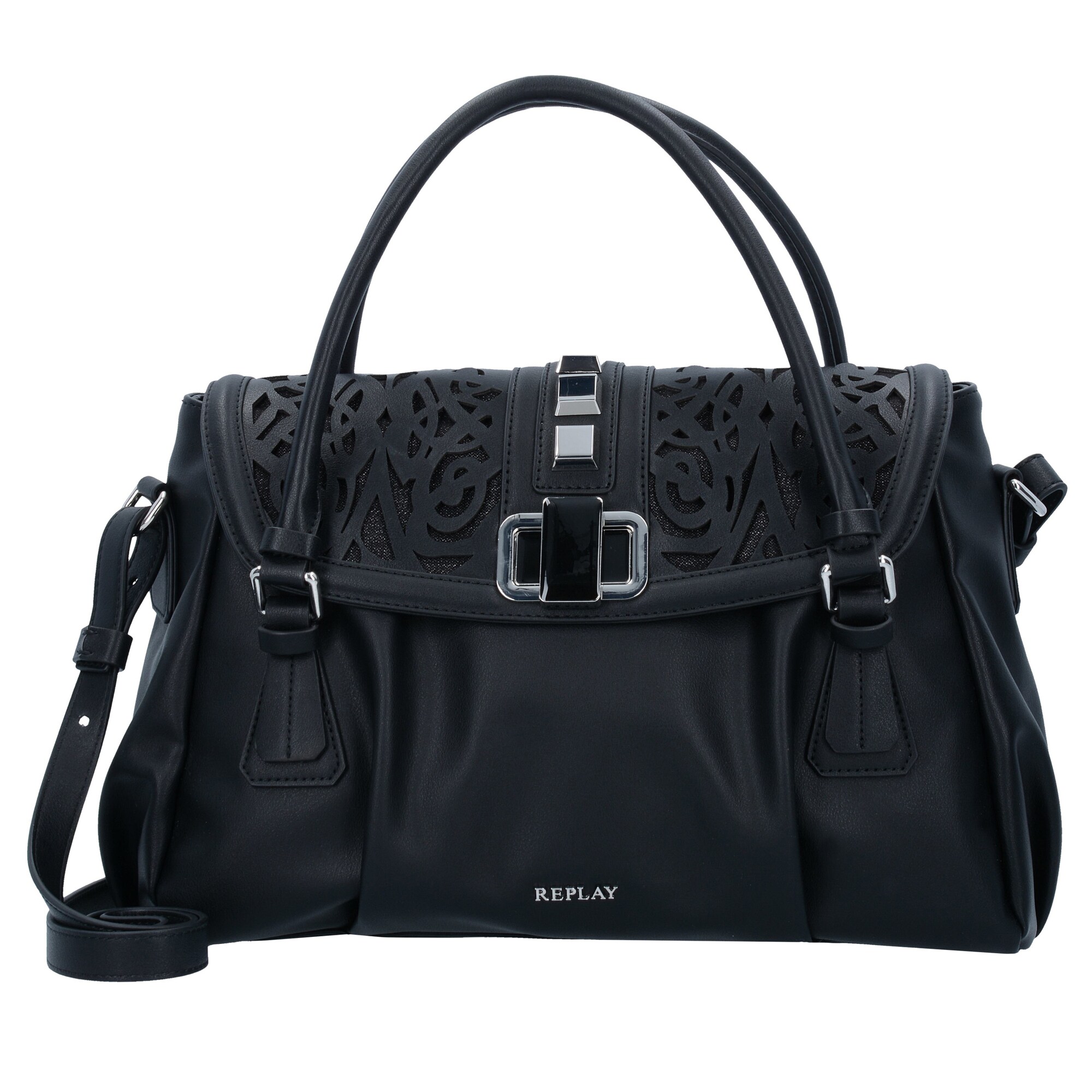 Replay Dames Handtas Zwart replay kopen in de aanbieding