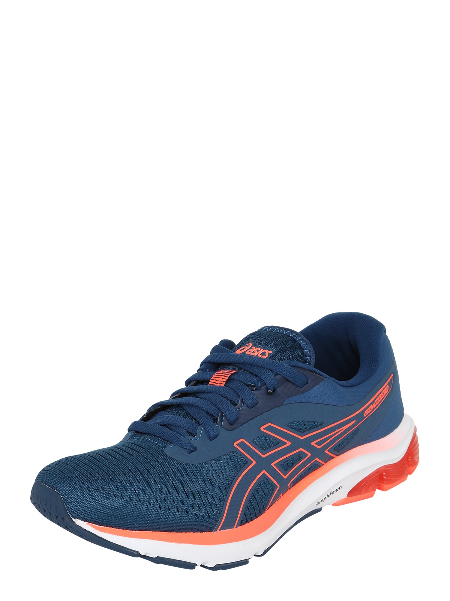 ASICS Bėgimo batai  balta / tamsiai mėlyna jūros spalva / šviesiai oranžinė