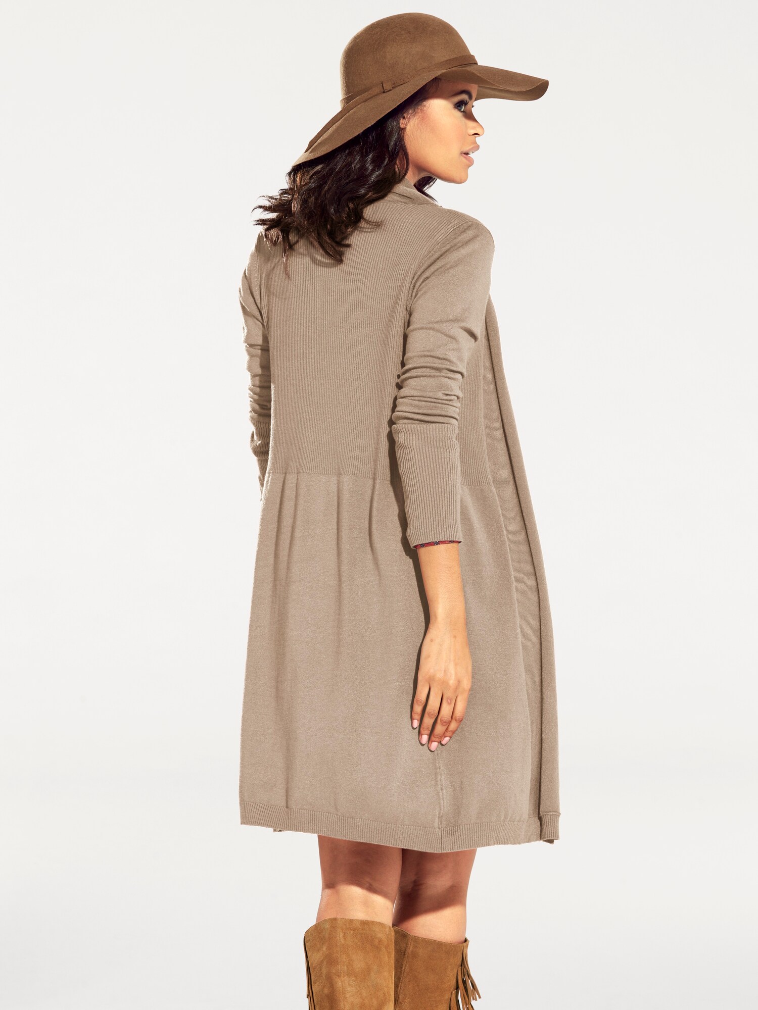 heine Geacă tricotată  bej