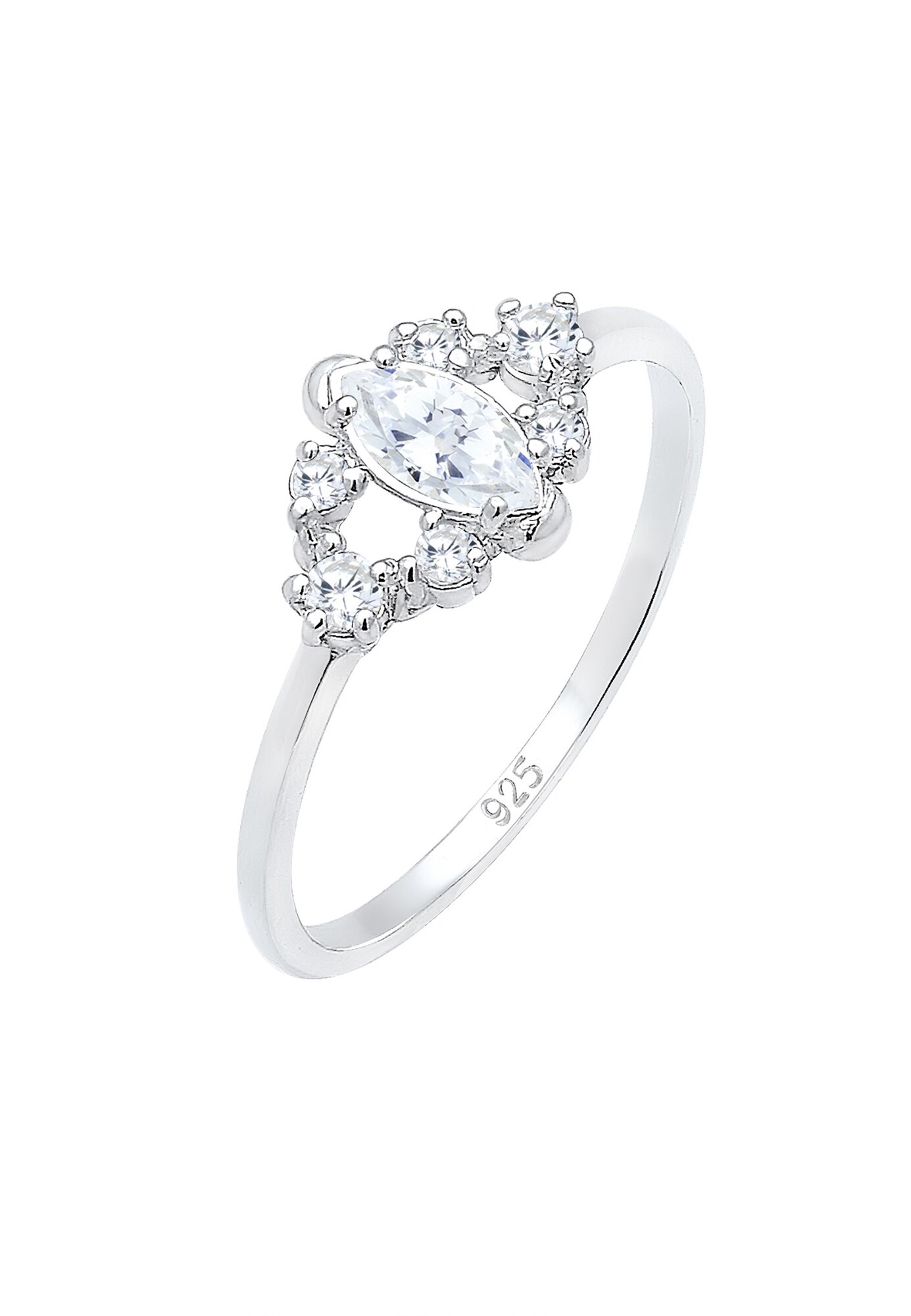 Elli Ring Zilver / Wit