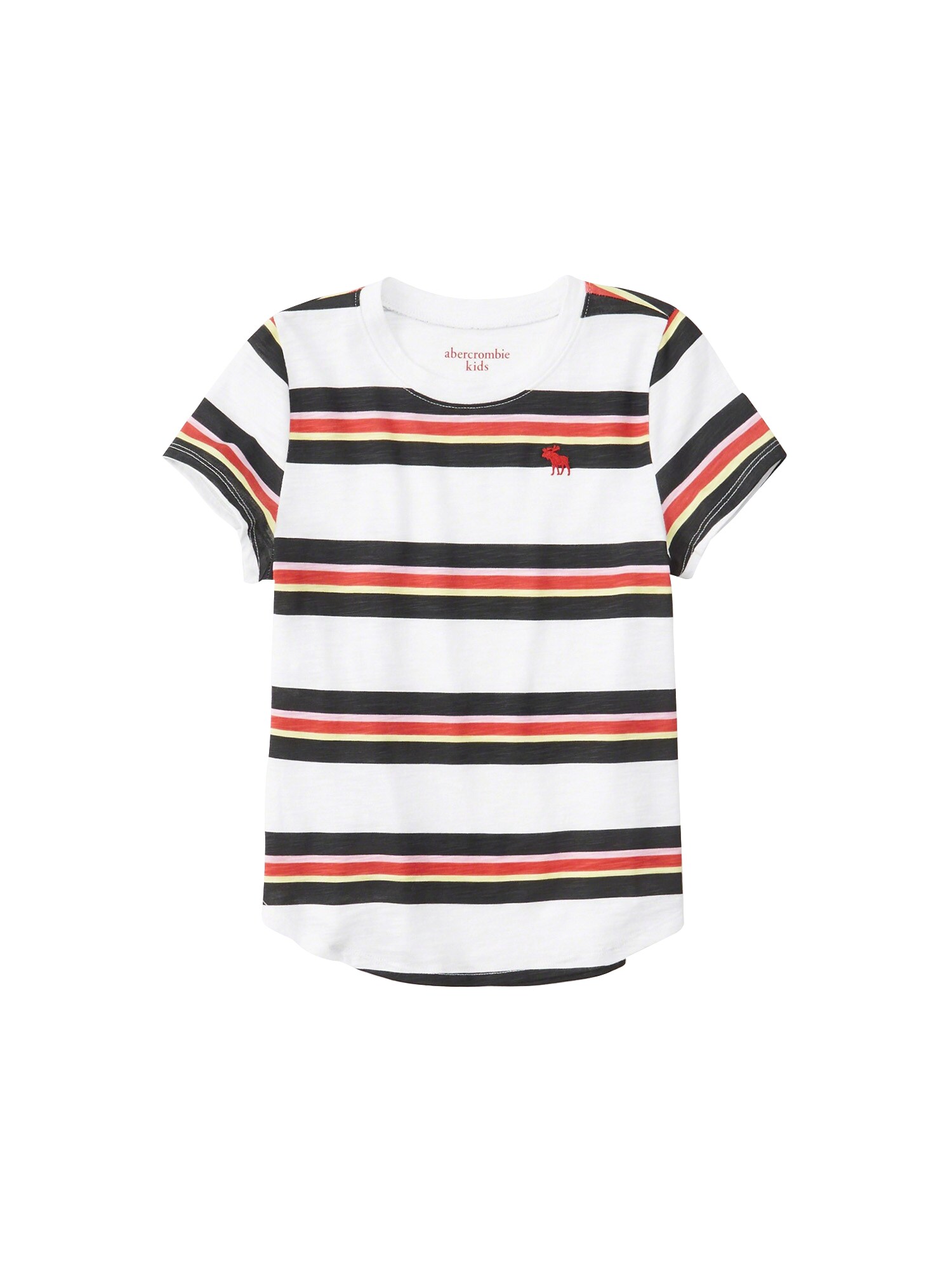 Abercrombie Fitch Meisjes Shirt Antraciet Cranberry Wit abercrombie fitch kopen in de aanbieding