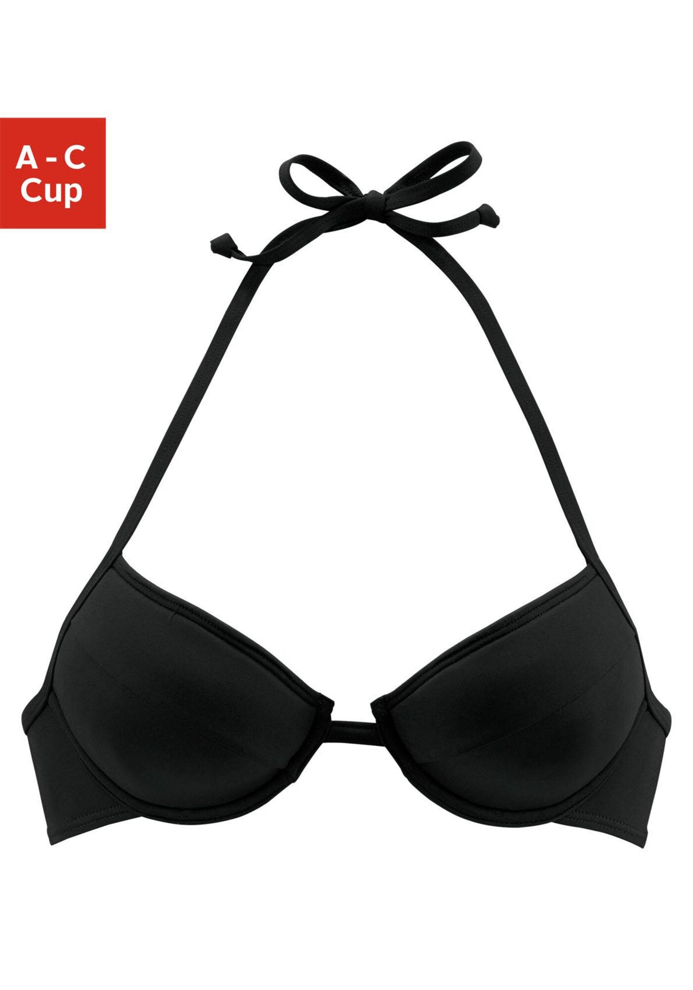 BENCH Bikinový top 'Perfect'  čierna