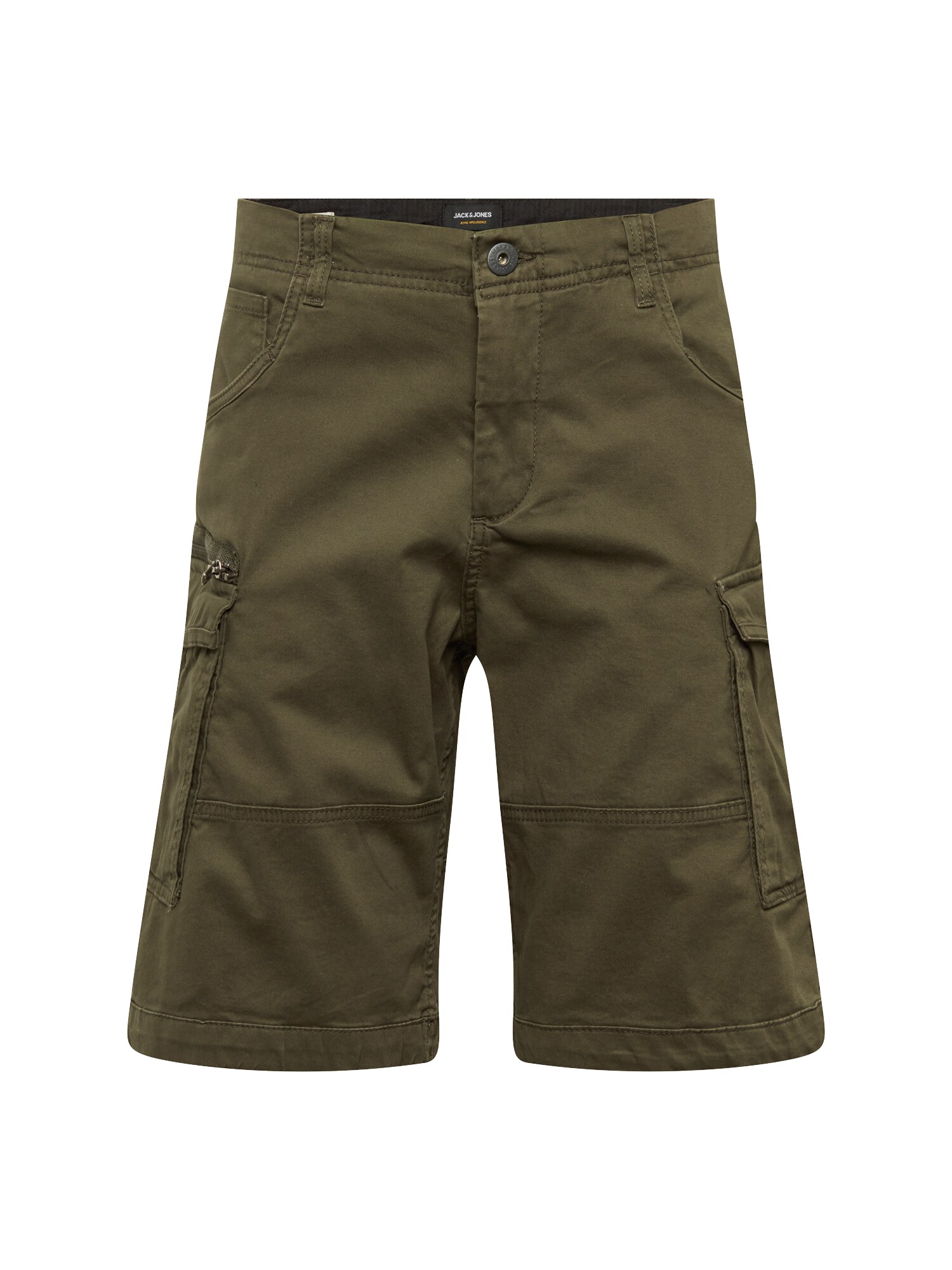 JACK & JONES Laisvo stiliaus kelnės  alyvuogių spalva