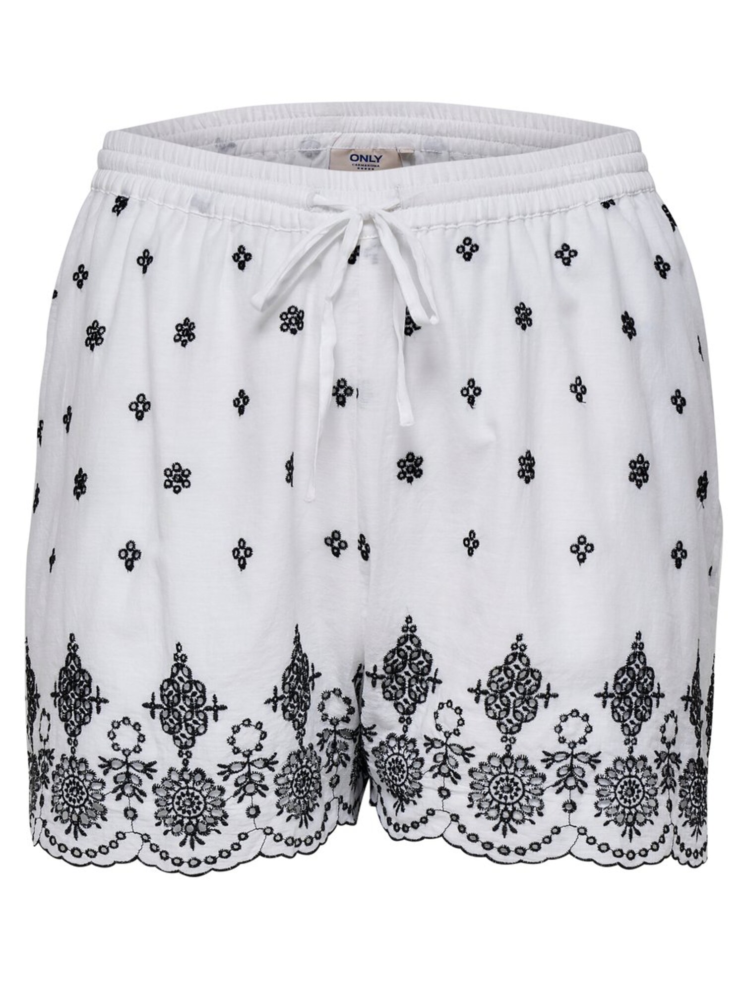 Only Carmakoma Dames Broek Zwart Wit only carmakoma kopen in de aanbieding