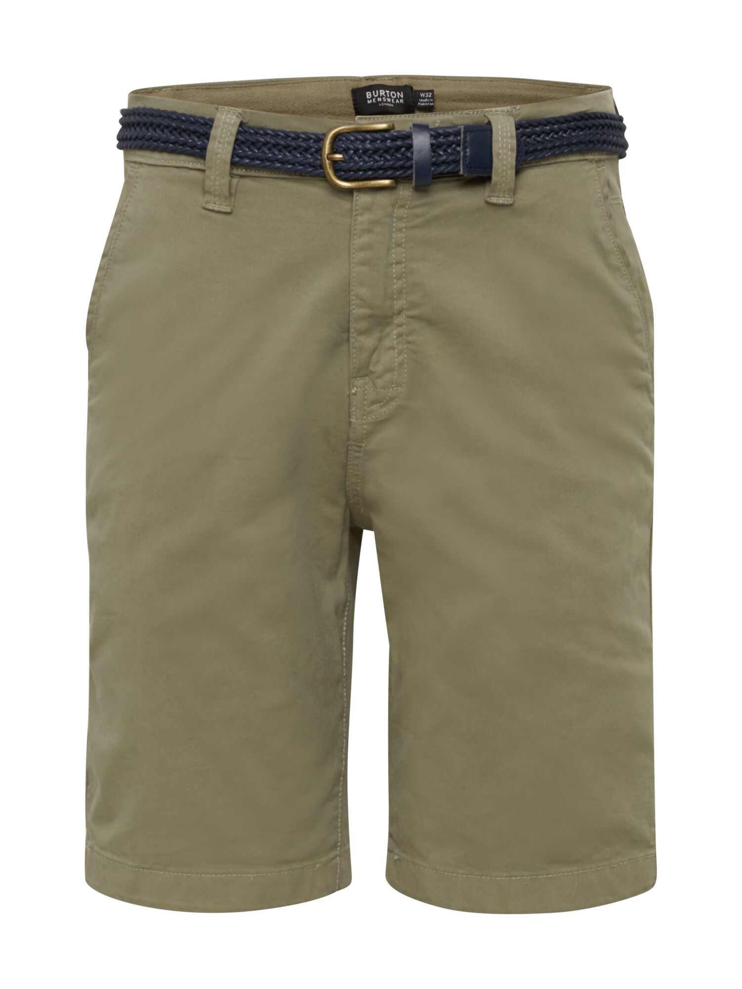 BURTON MENSWEAR LONDON Chino stiliaus kelnės  tamsiai žalia