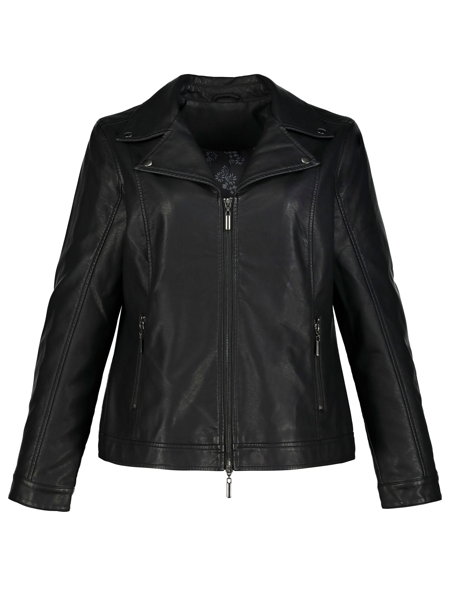 Ulla Popken Dames Tussenjas Zwart ulla popken kopen in de aanbieding