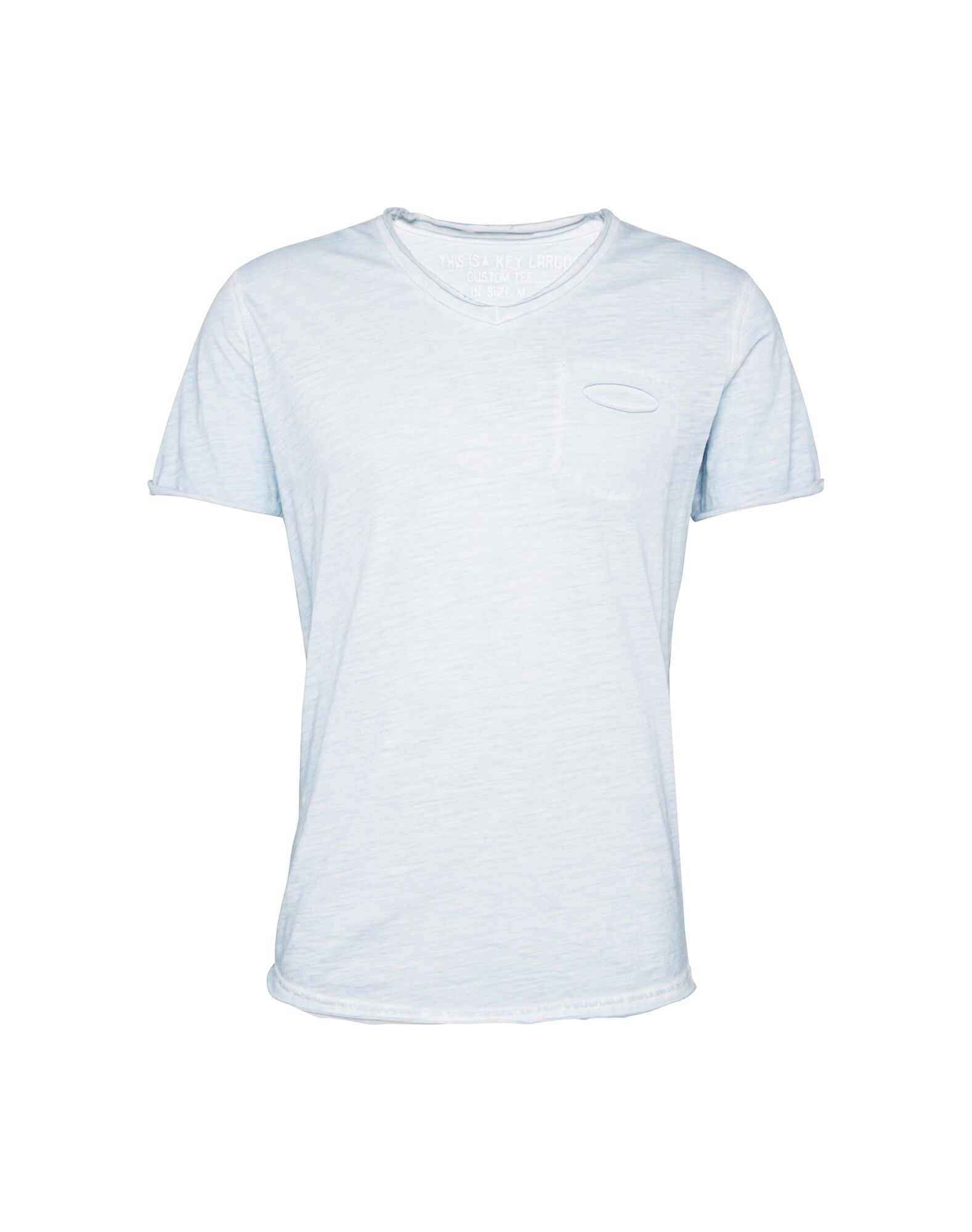 Key Largo Heren Shirt Lichtblauw key largo kopen in de aanbieding