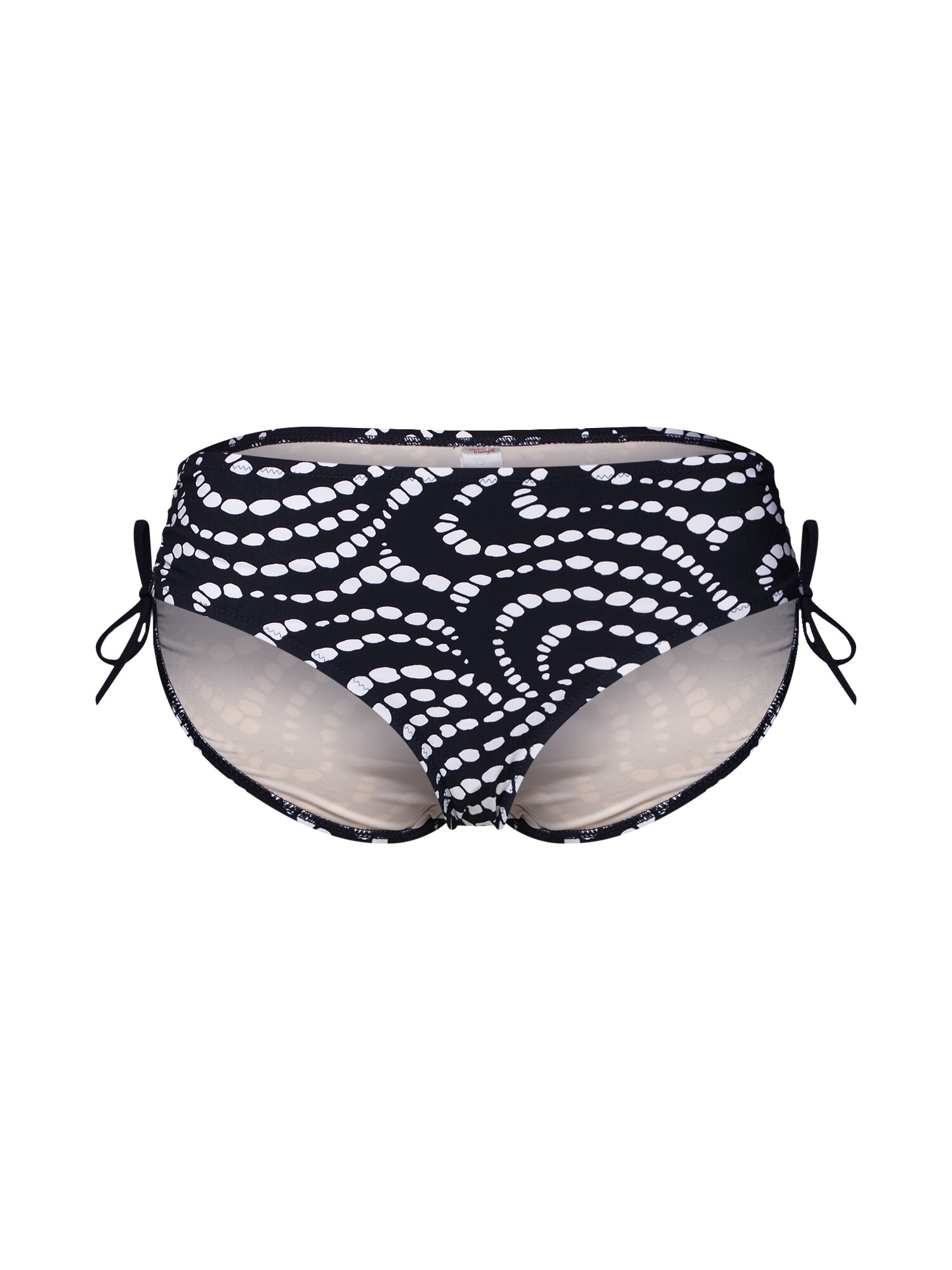 Triumph Dames Bikinibroek Streams Of Pearls Midi Zwart Wit triumph kopen in de aanbieding