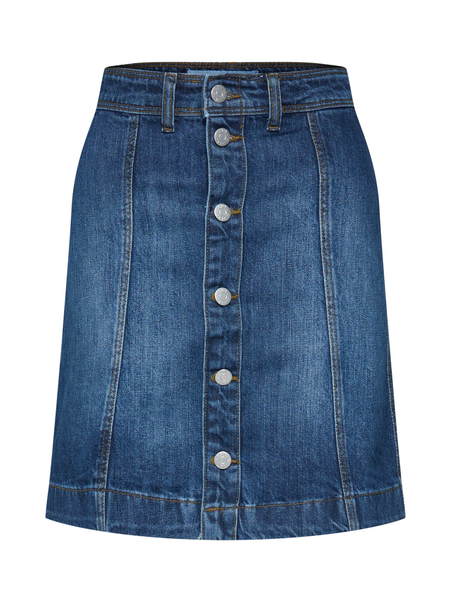 Jacqueline De Yong Dames Rok Sara Blauw Denim jacqueline de yong kopen in de aanbieding
