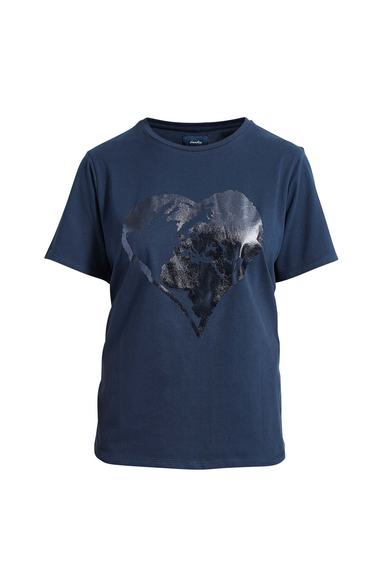 Laurie Dames Shirt Lovely Heart Navy laurie kopen in de aanbieding