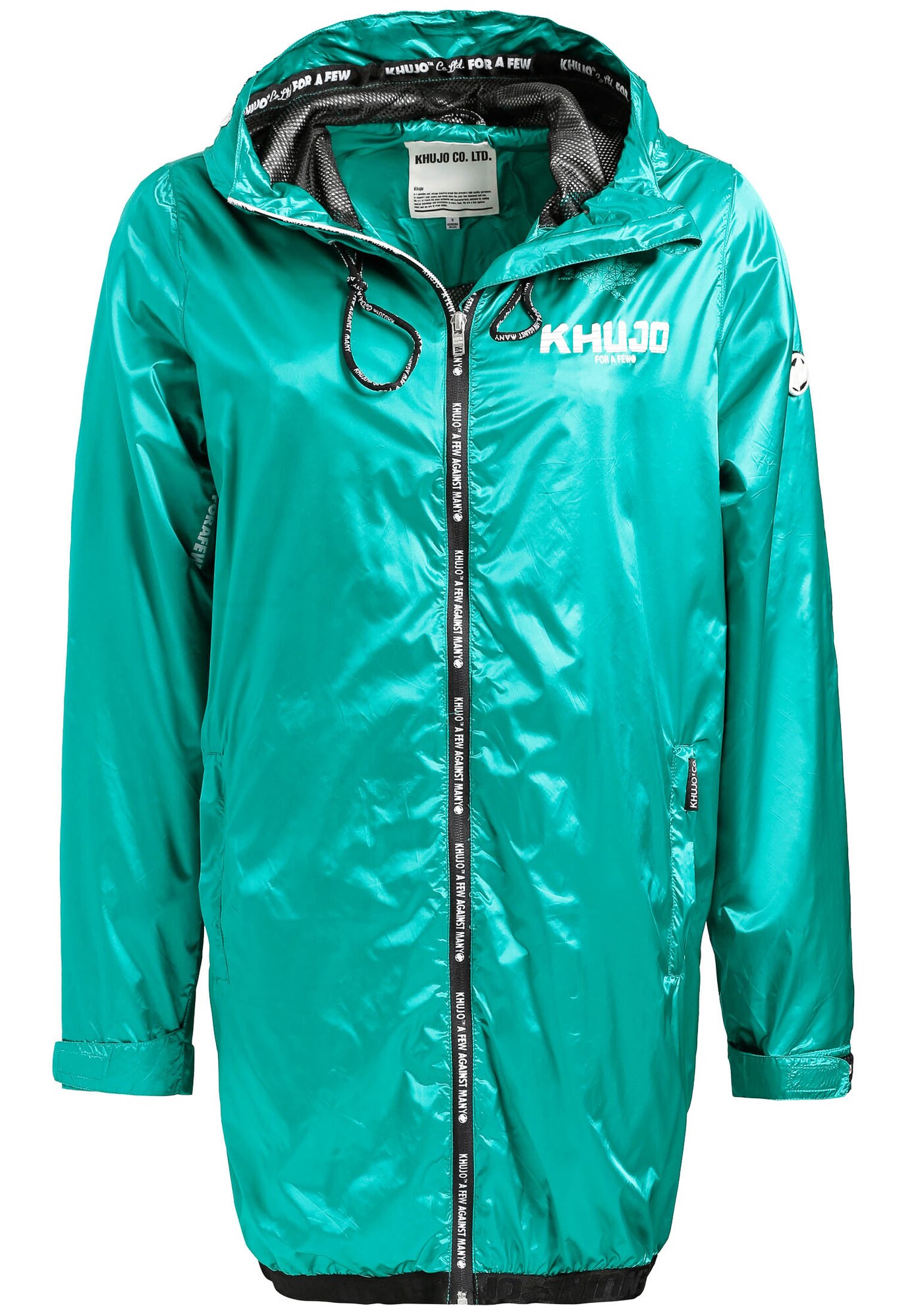 Khujo Dames Tussenjas Nixie Jade Groen Wit khujo kopen in de aanbieding