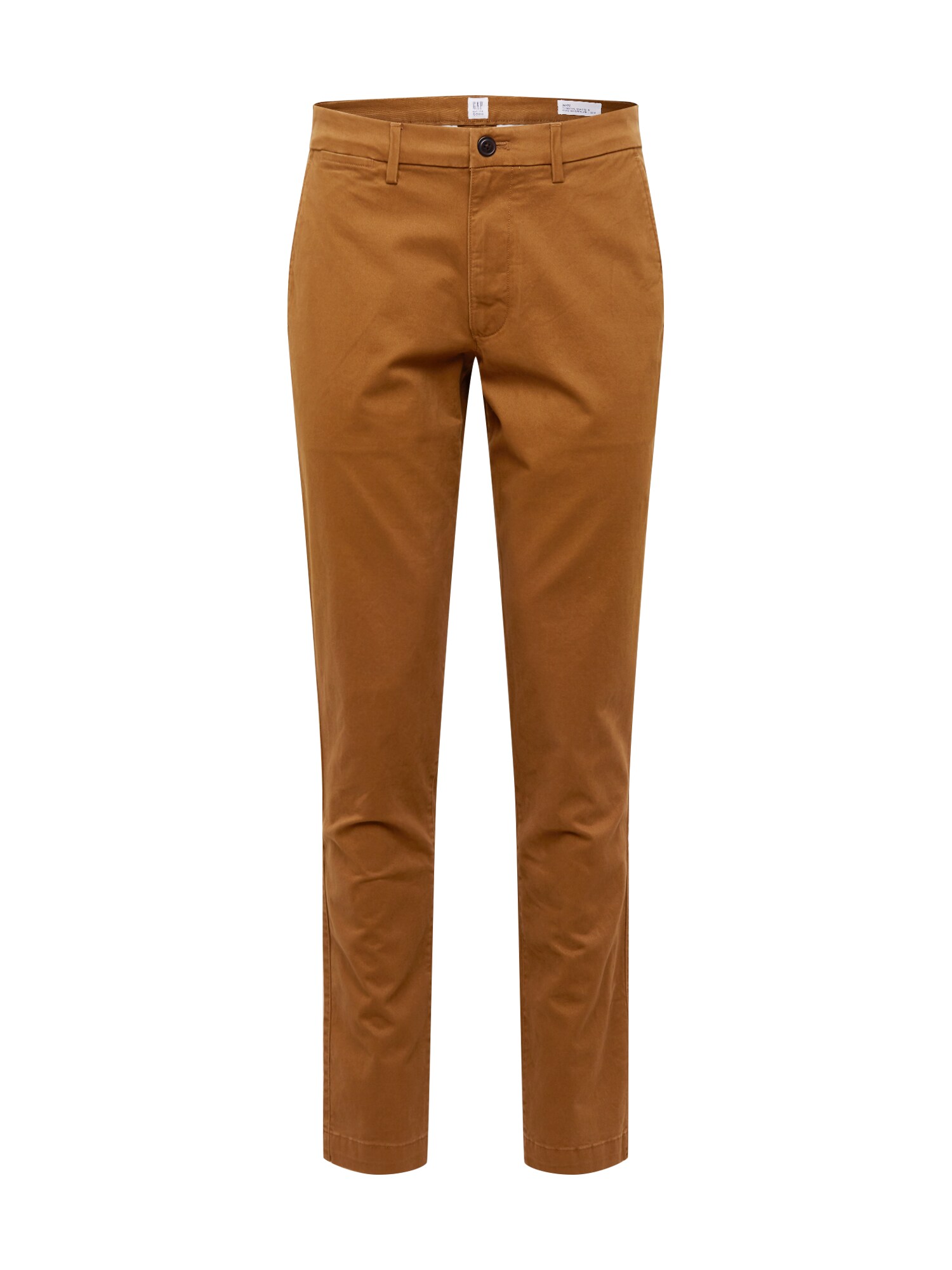 GAP Kelnės 'V-ESSENTIAL KHAKI SLIM FIT'  ruda