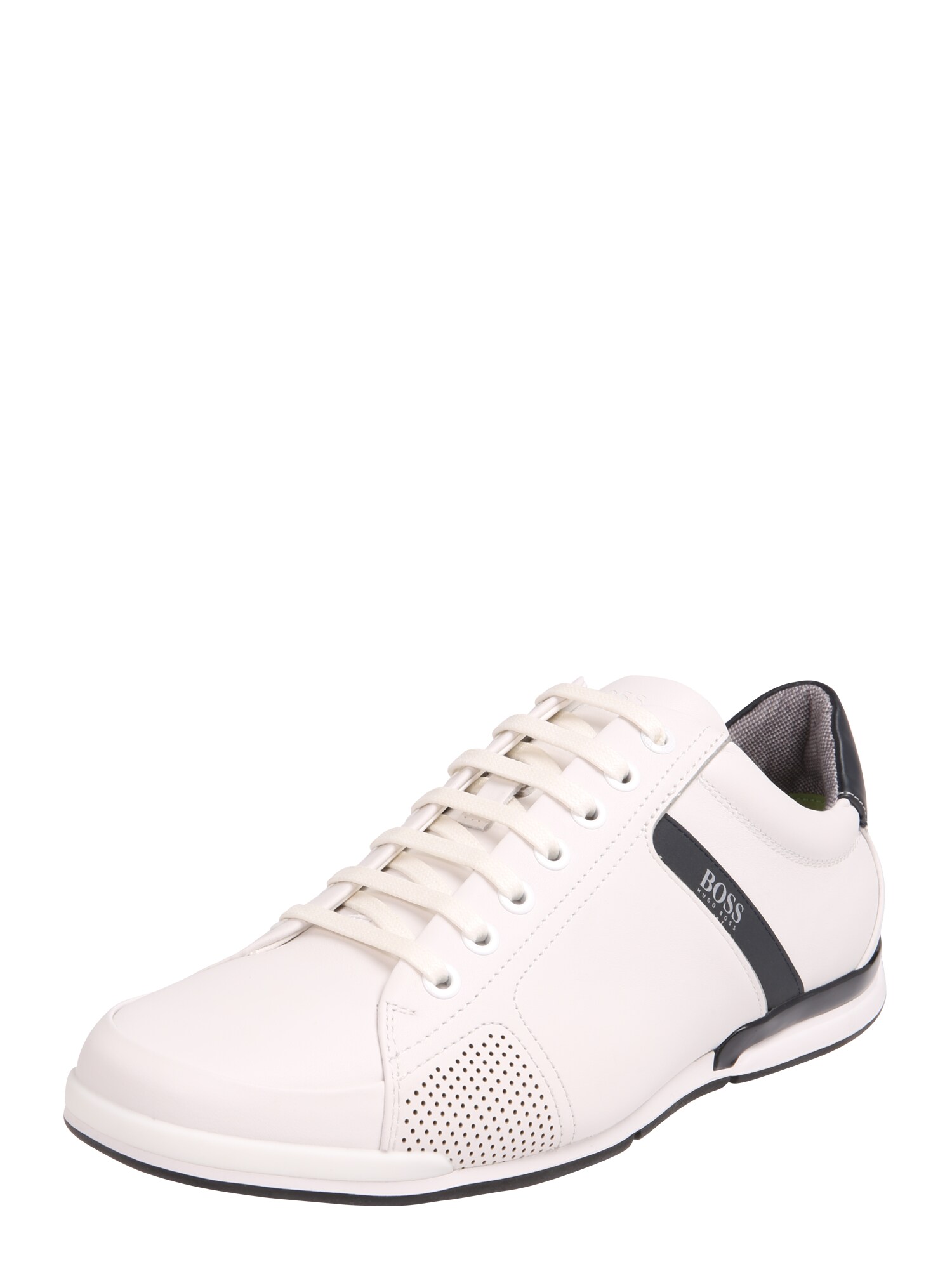Boss Heren Sneakers Laag Saturn Nachtblauw Wit boss kopen in de aanbieding